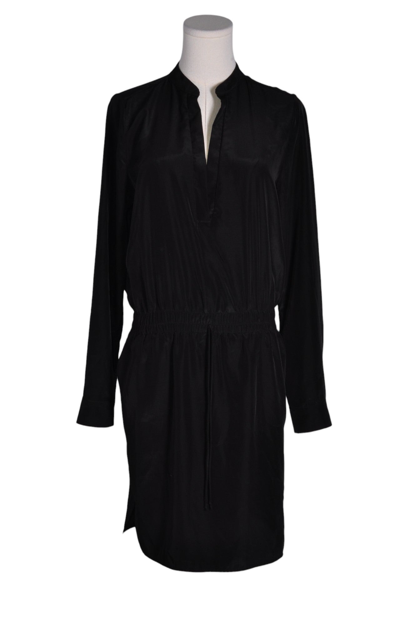 Stylish GILBERT Women's Regular Fit Black Shirt Dress - Size M