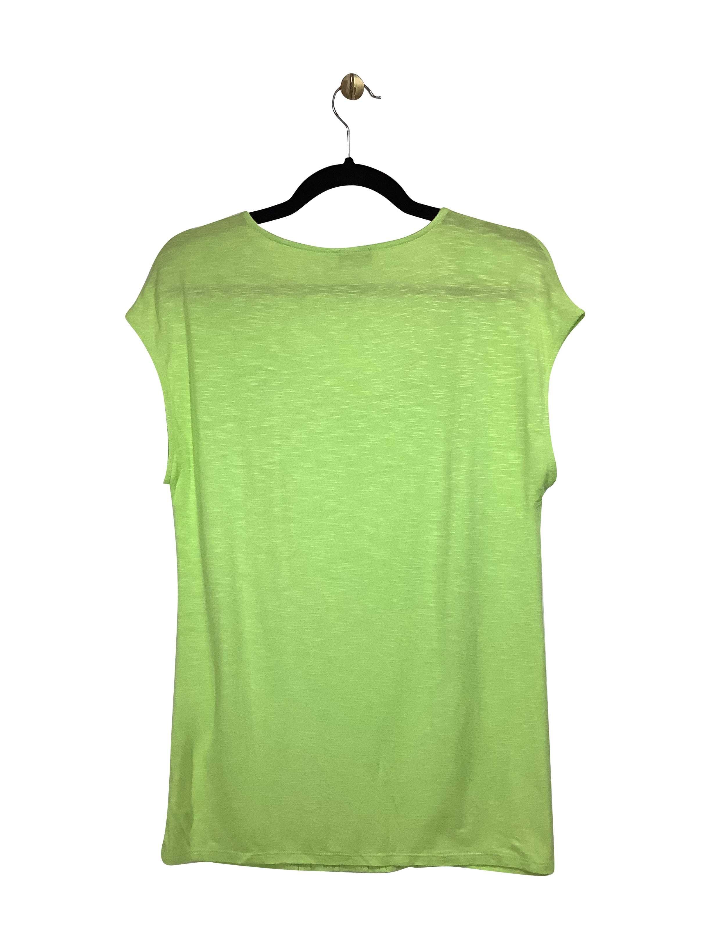 RICKI'S Stylish Regular Fit Second - Hand Green T - shirt - Size M