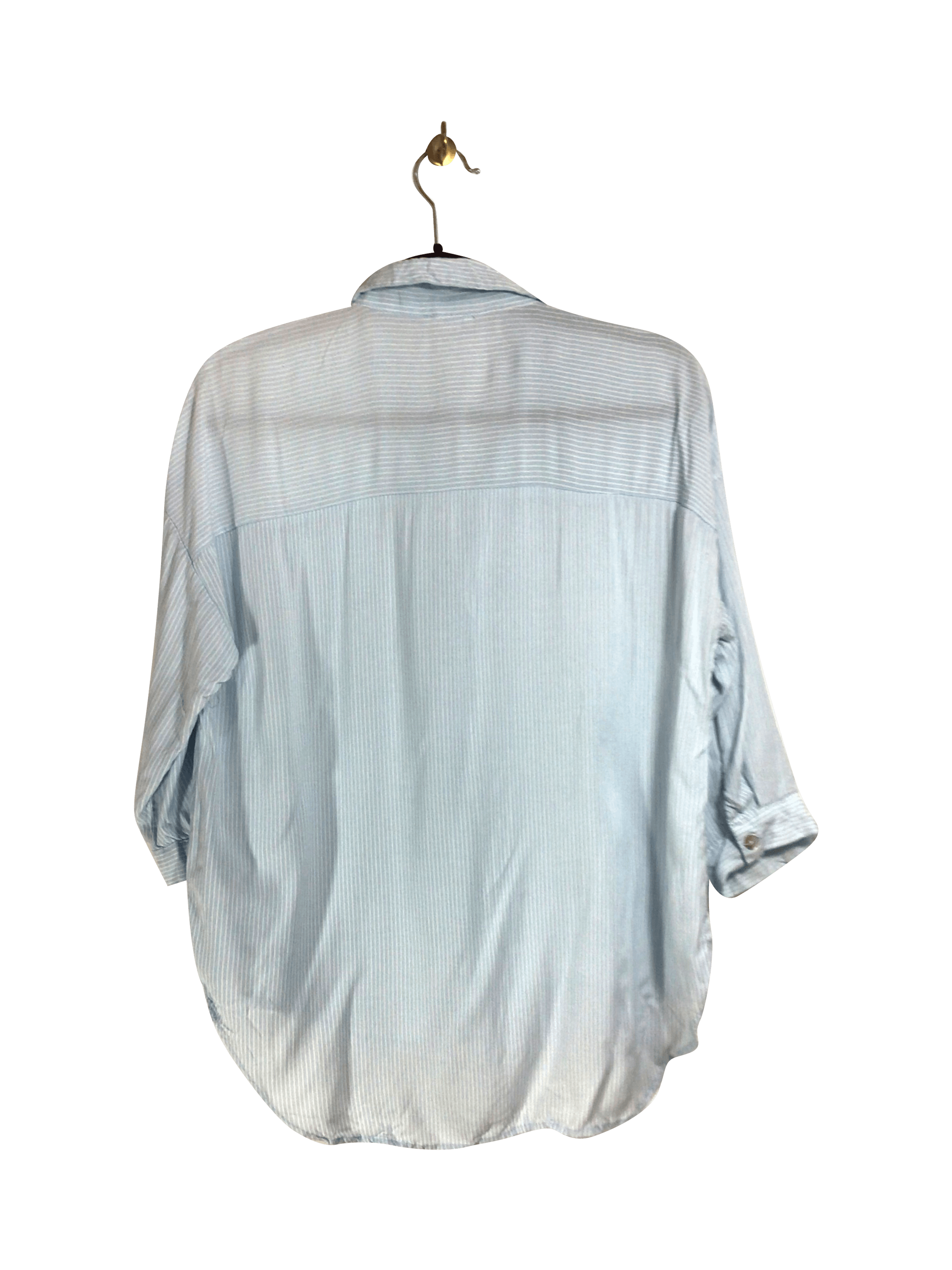 ARDENE Stylish Women's Blue Regular Fit Button - Down Tops in Size L