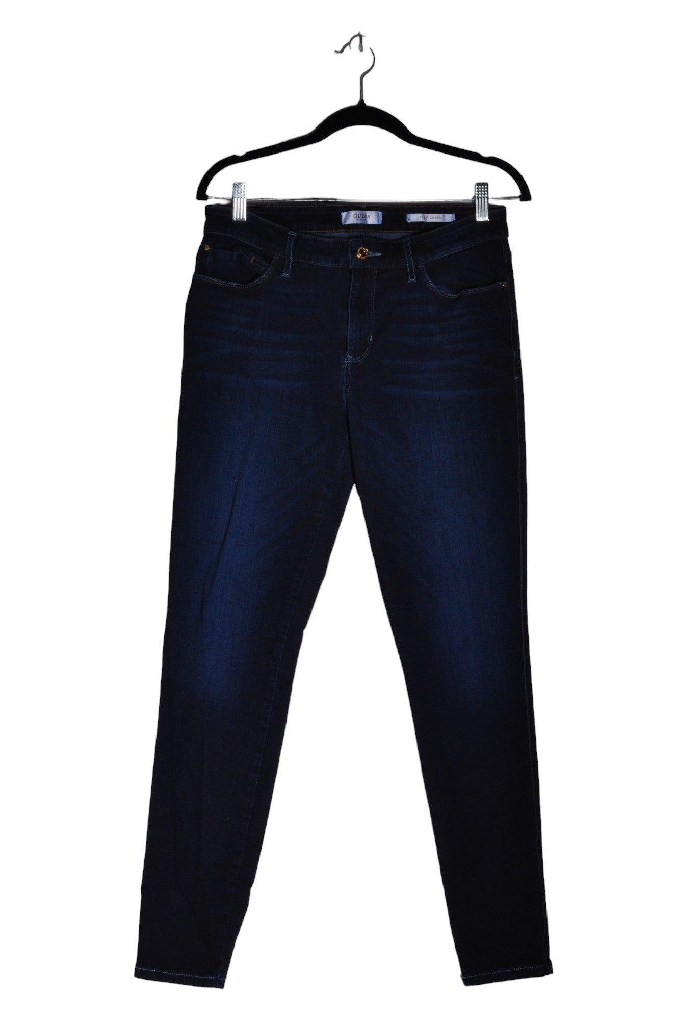 GUESS Stylish Women's Blue Regular-Fit Straight-Legged Jeans - Size 30