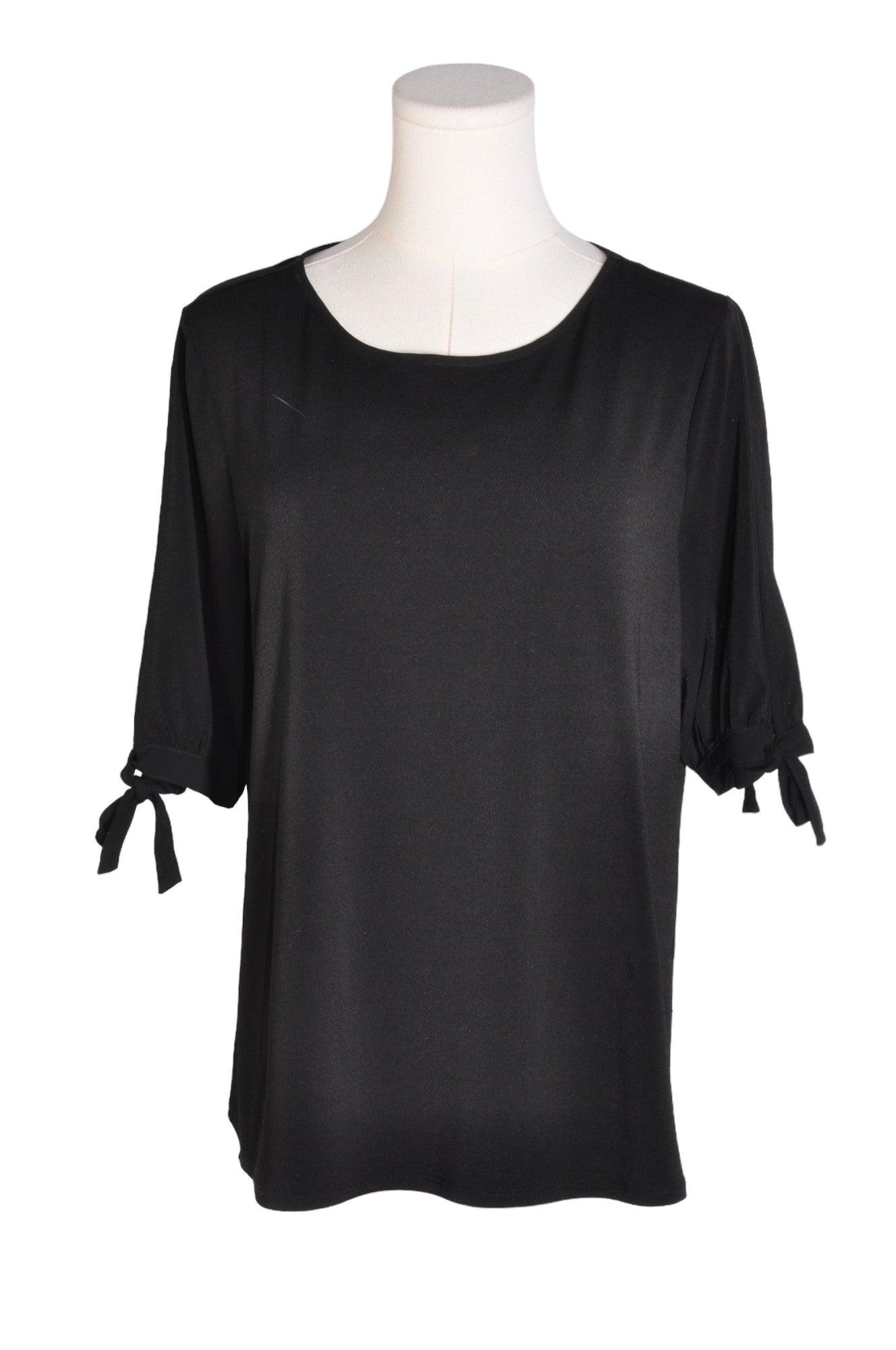 JOE FRESH Stylish Women's Regular-Fit Black Blouse - Size M