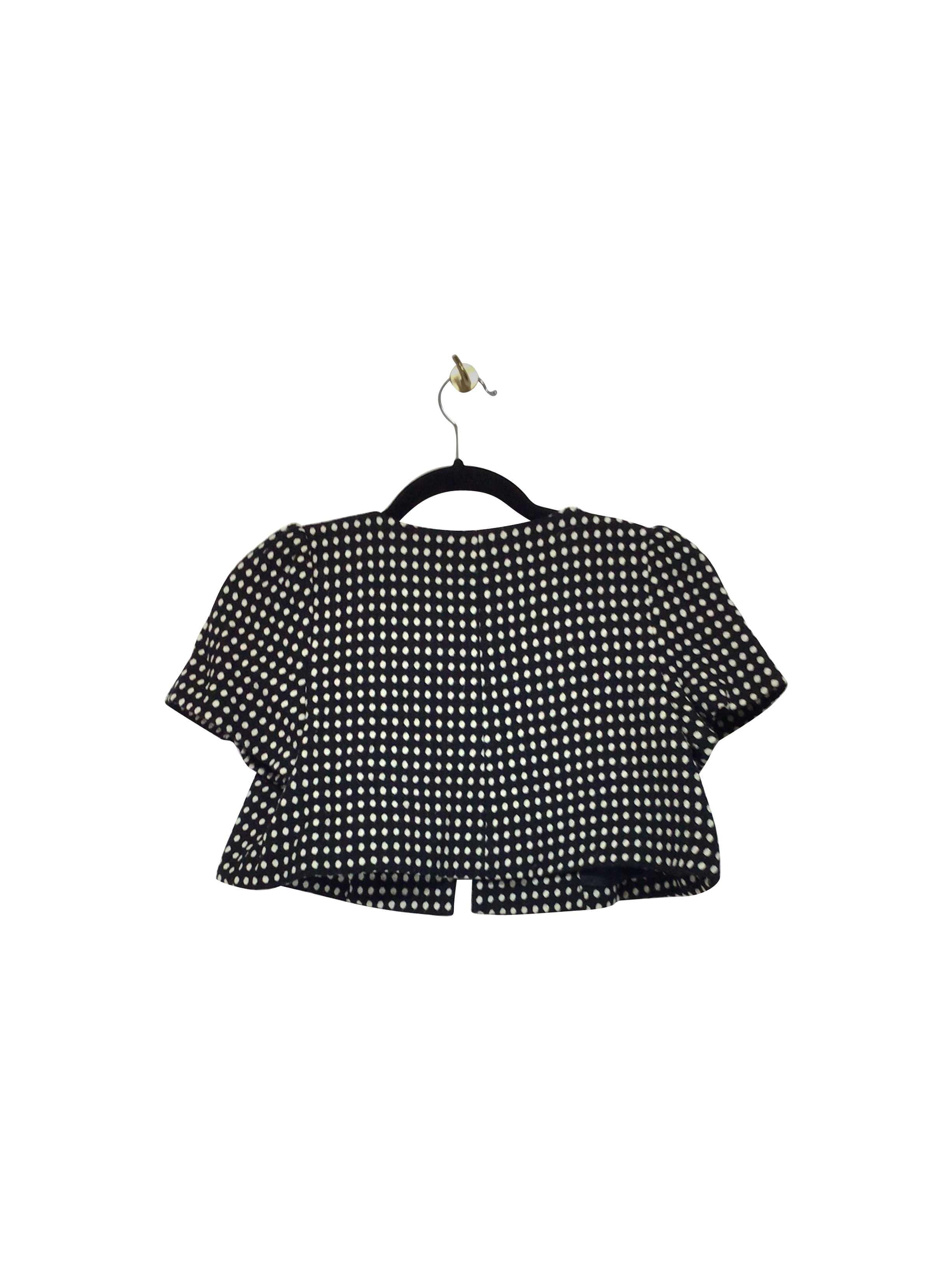 H&M Black Regular Fit Second-Hand Blouse - Size 4