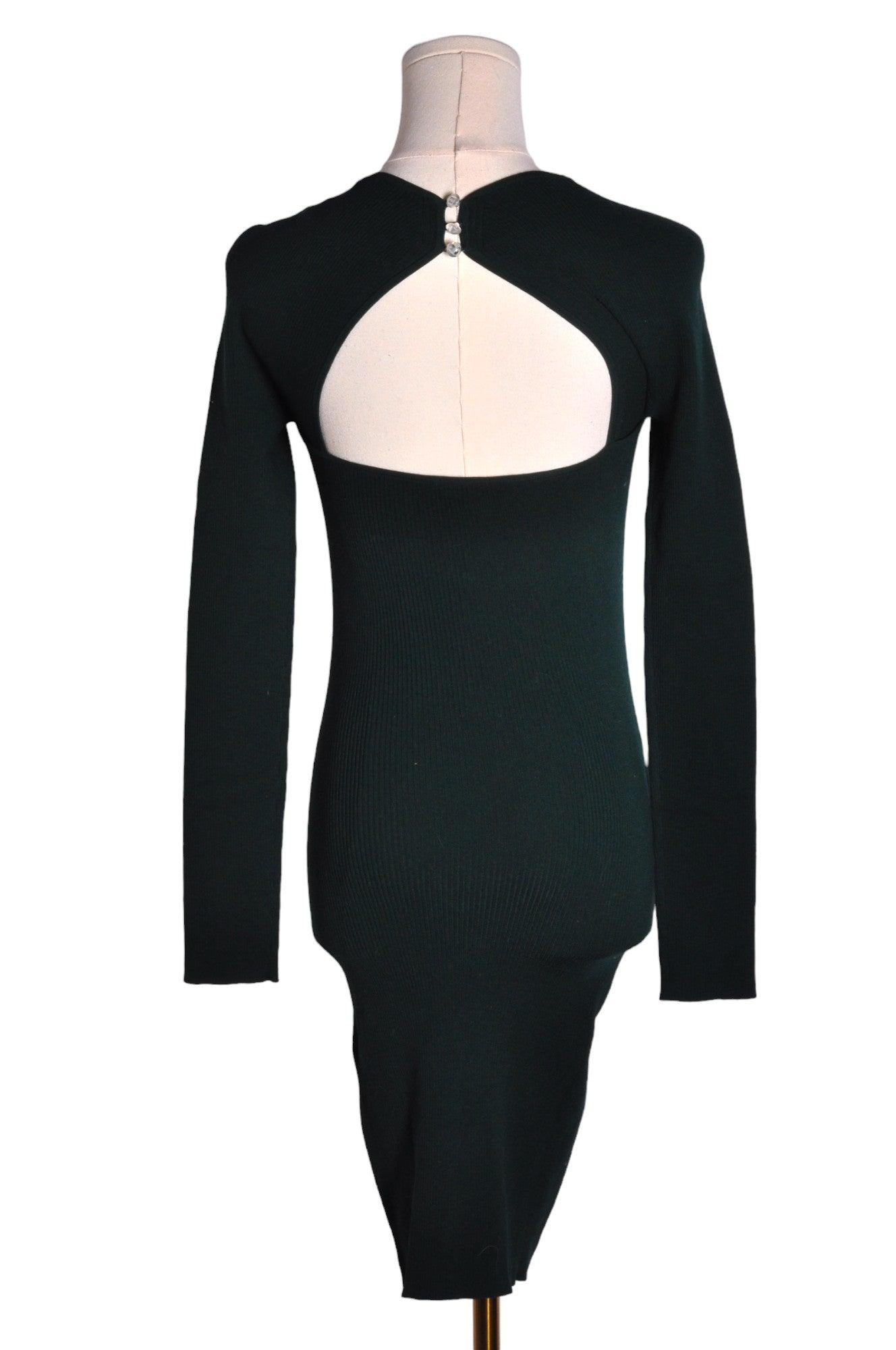 & OTHER STORIES Women's Stylish Green Regular-Fit Bodycon Dress - Size S