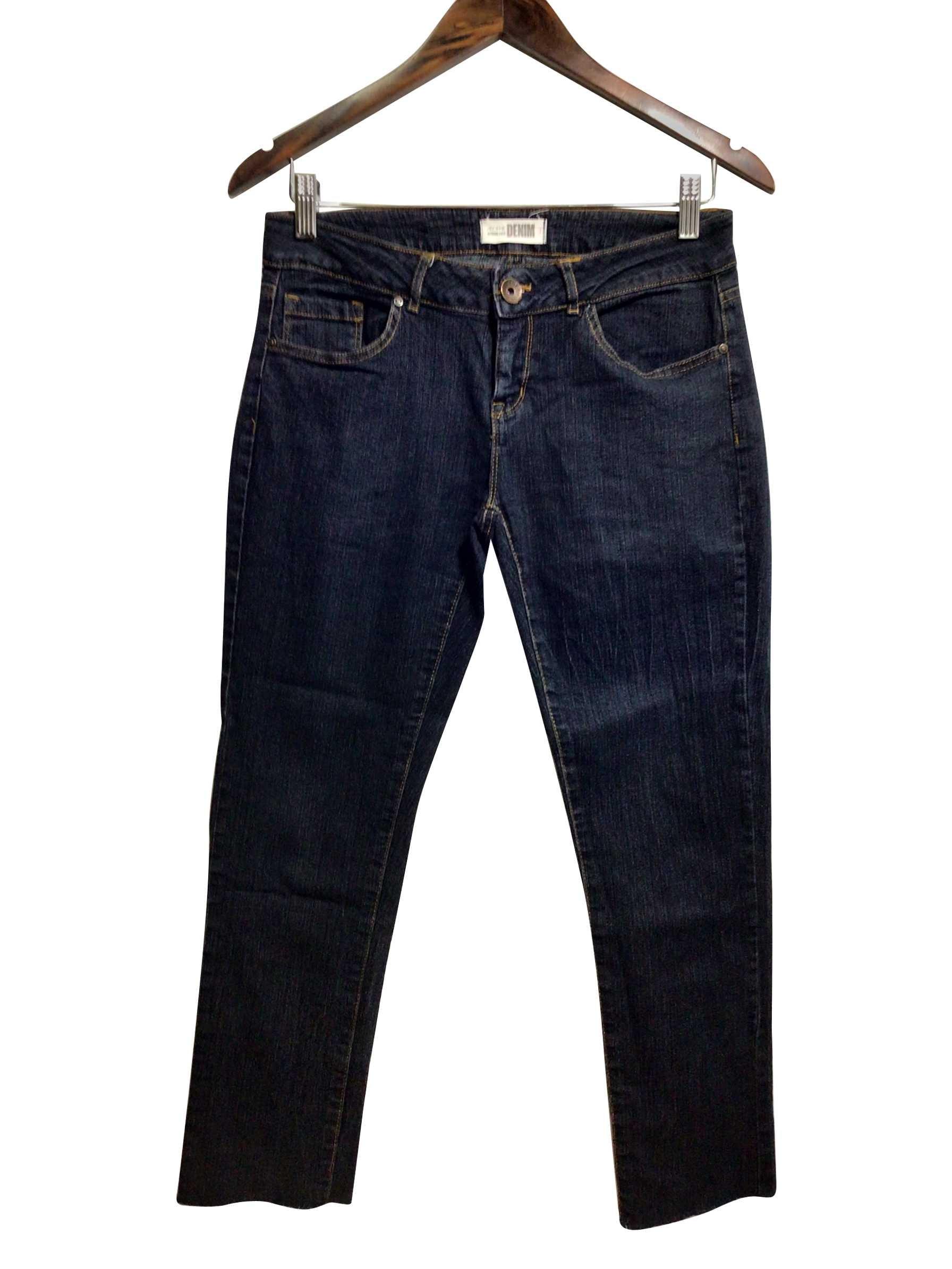 ARDENE Stylish Regular Fit Blue Straight - Legged Second - Hand Jean in Size S