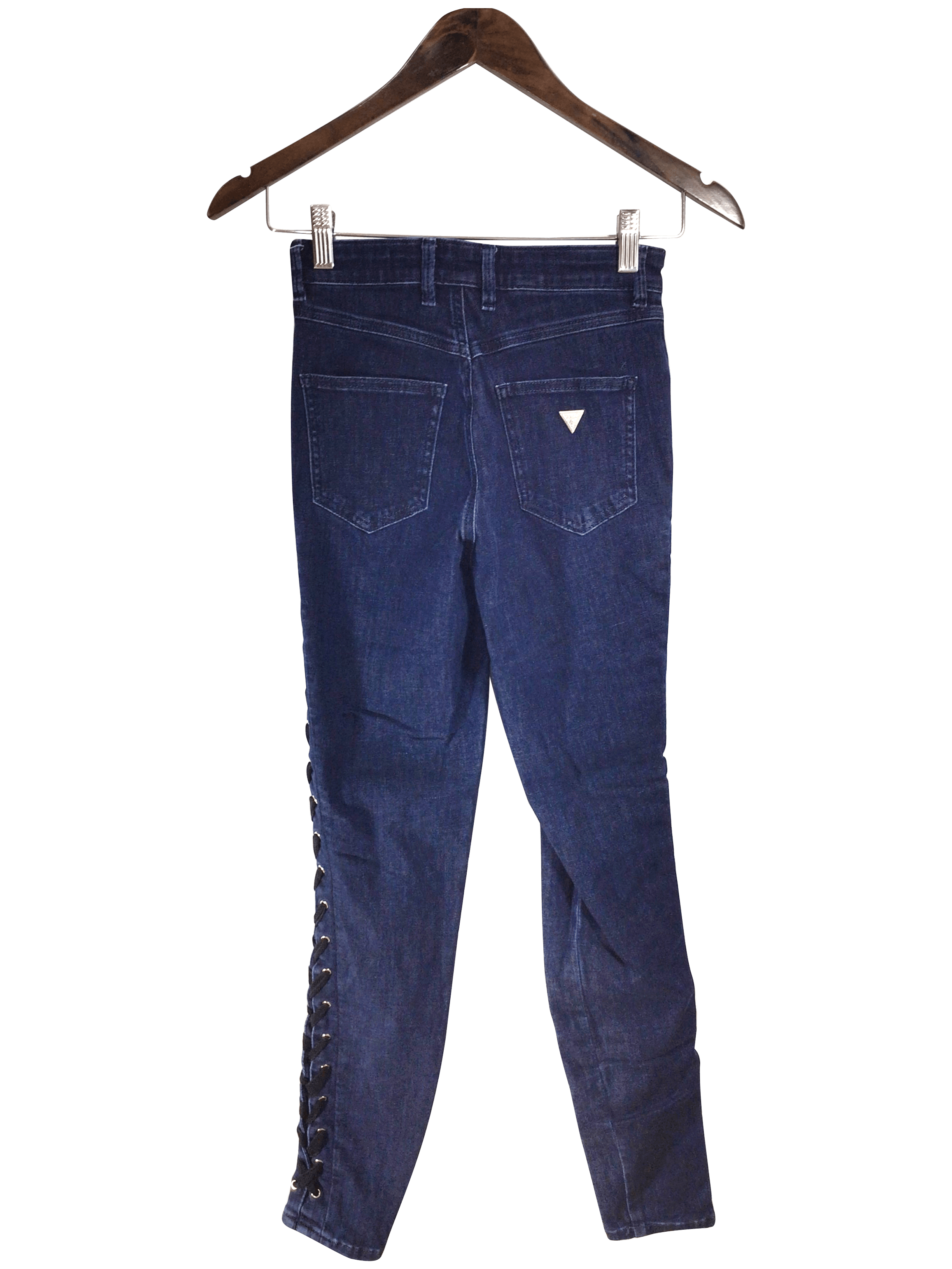 GUESS Stylish Women's Blue Straight-Legged Regular Fit Jeans - Size XS