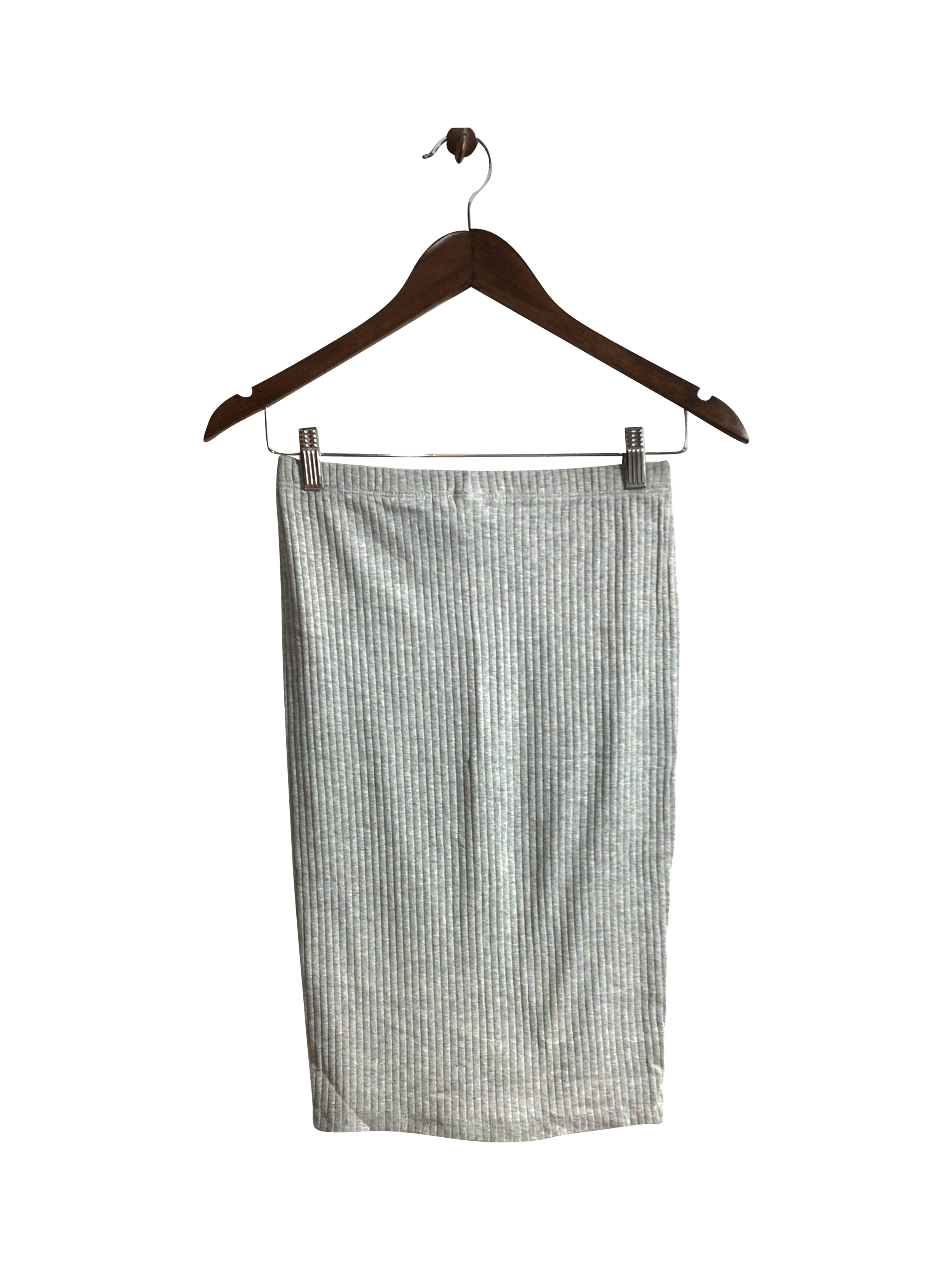 Stylish H&M Women's Gray Regular Fit Bodycon Skirt - Size S