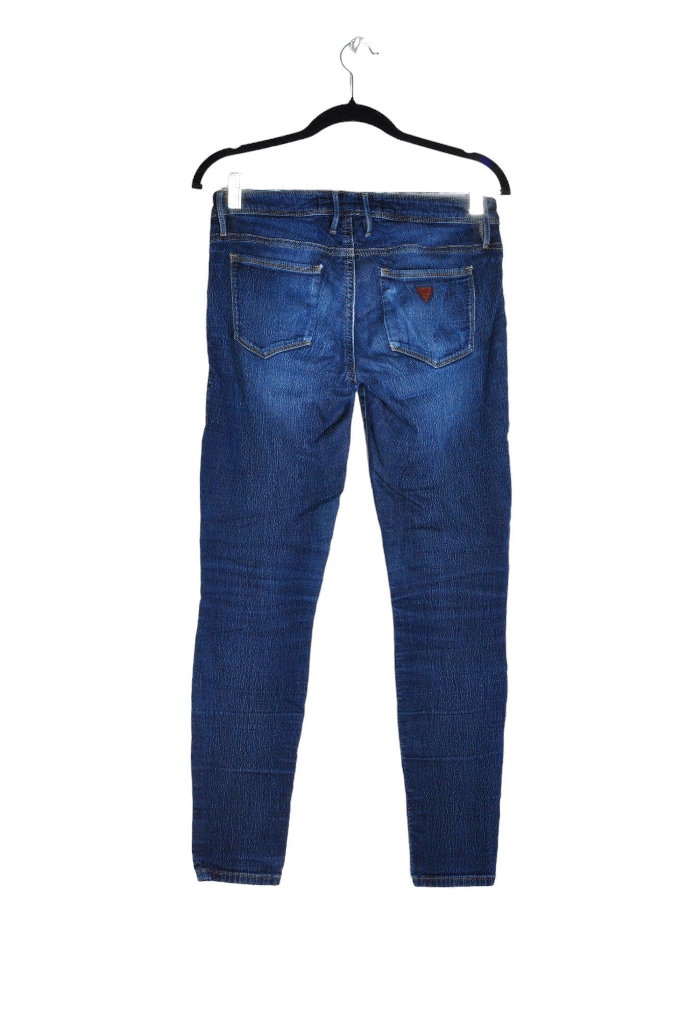 Stylish GUESS Women's Blue Regular-Fit Straight-Legged Jeans Size 27