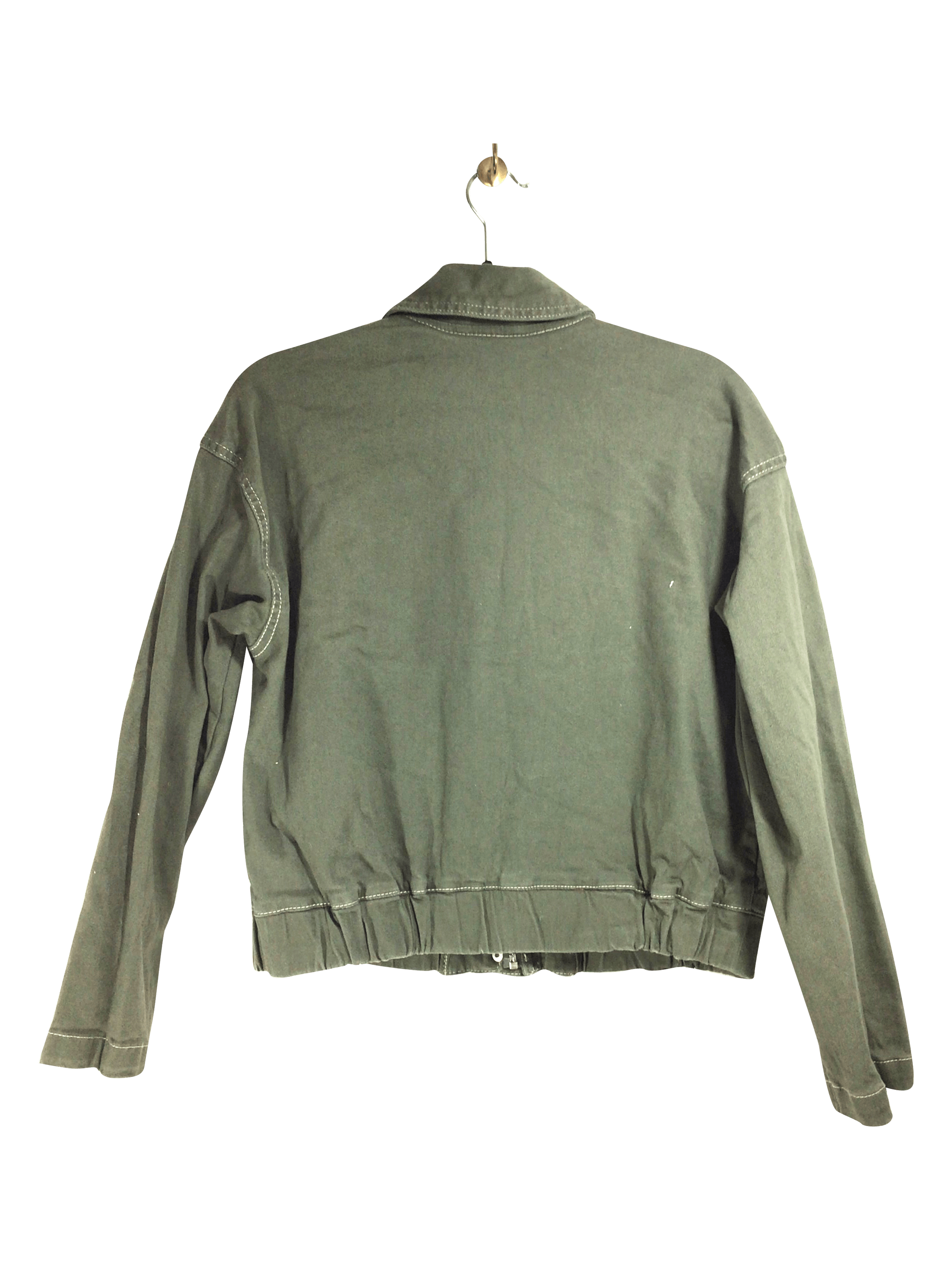 JOE FRESH Stylish Women's Green Regular Fit Button Down Tops - Size XS
