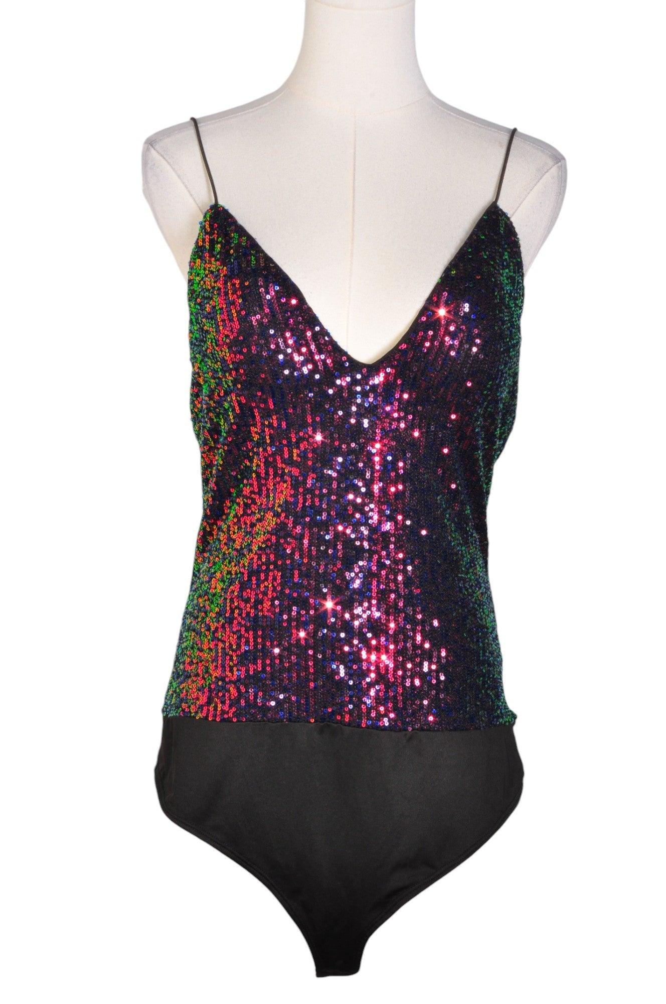Stylish REVAMPED Blue Regular Fit Women Bodysuits - Size L
