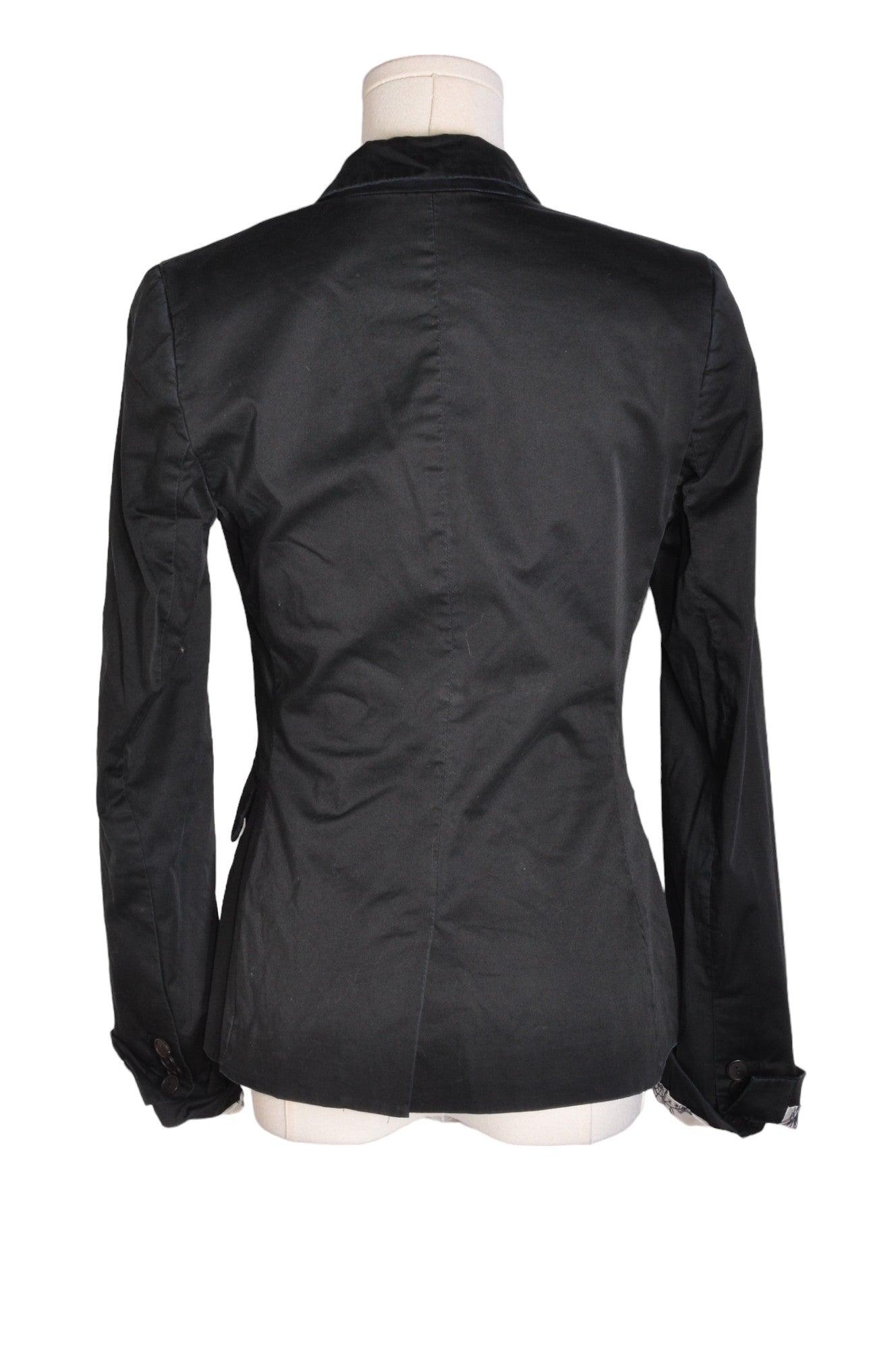 H&M Regular Fit Black Blazers - Size 6, Second Hand Gem