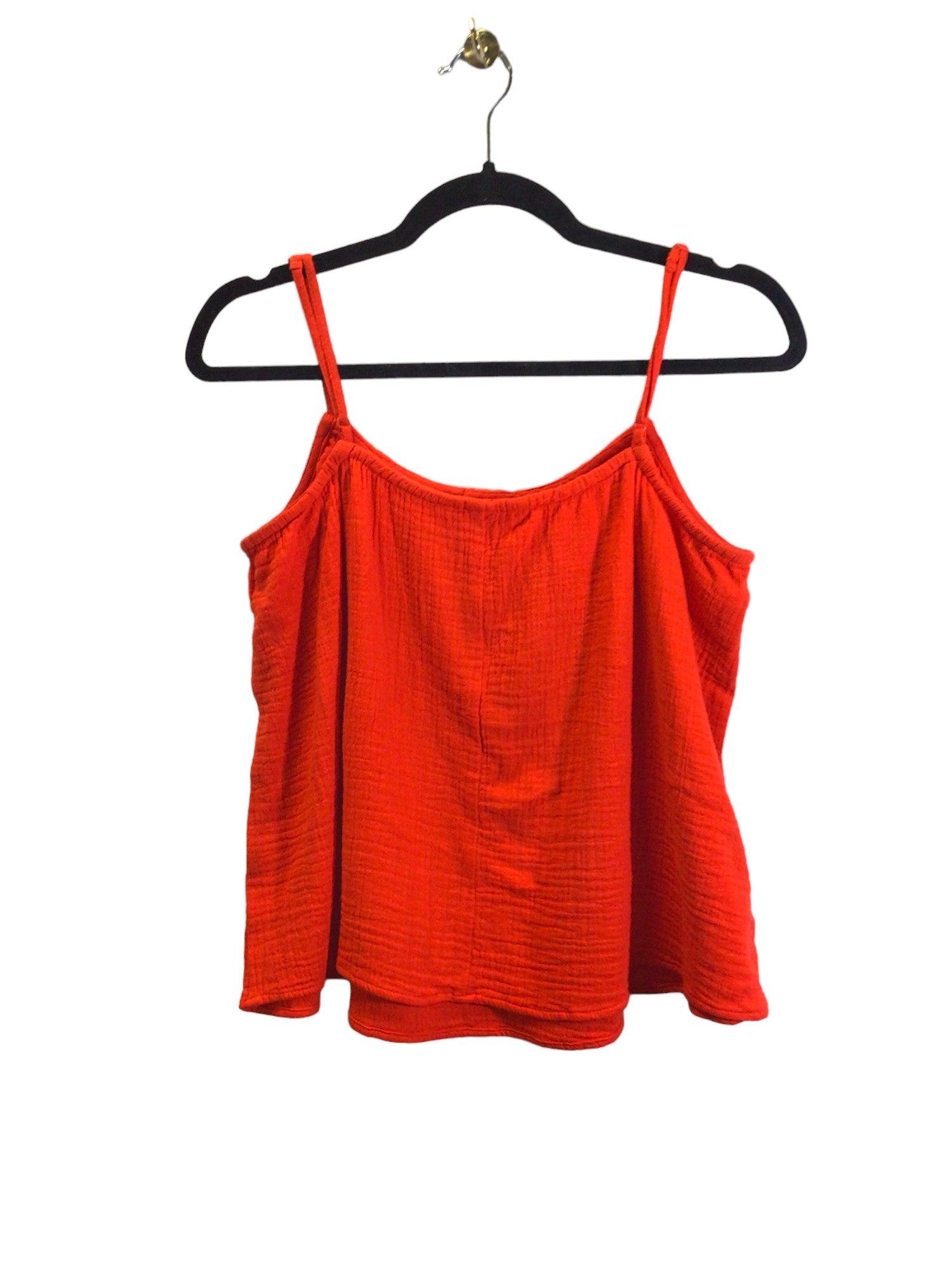 Stylish H&M Second-Hand Women's Red Regular Fit Blouses - Size S