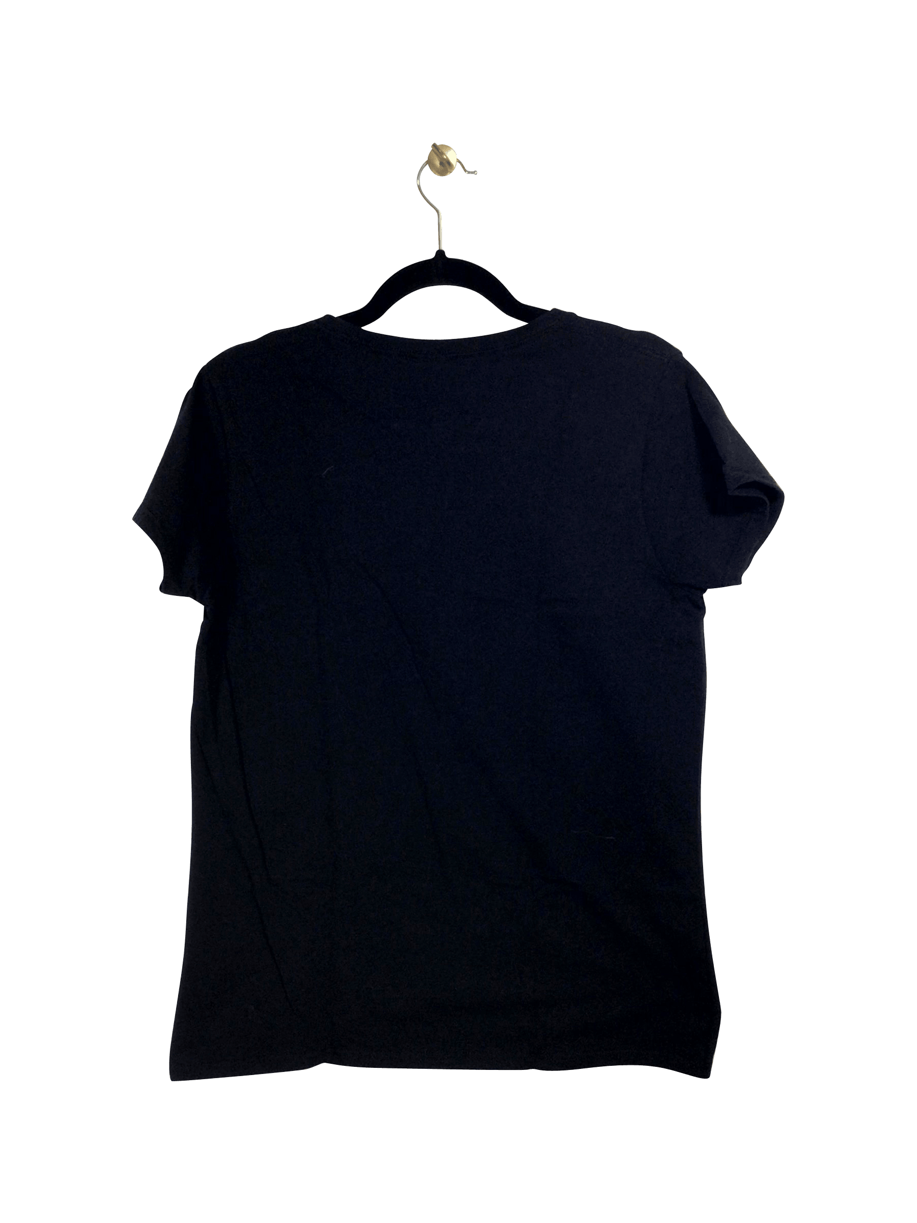 Stylish GILDAN Black Regular Fit T-shirt - Size L