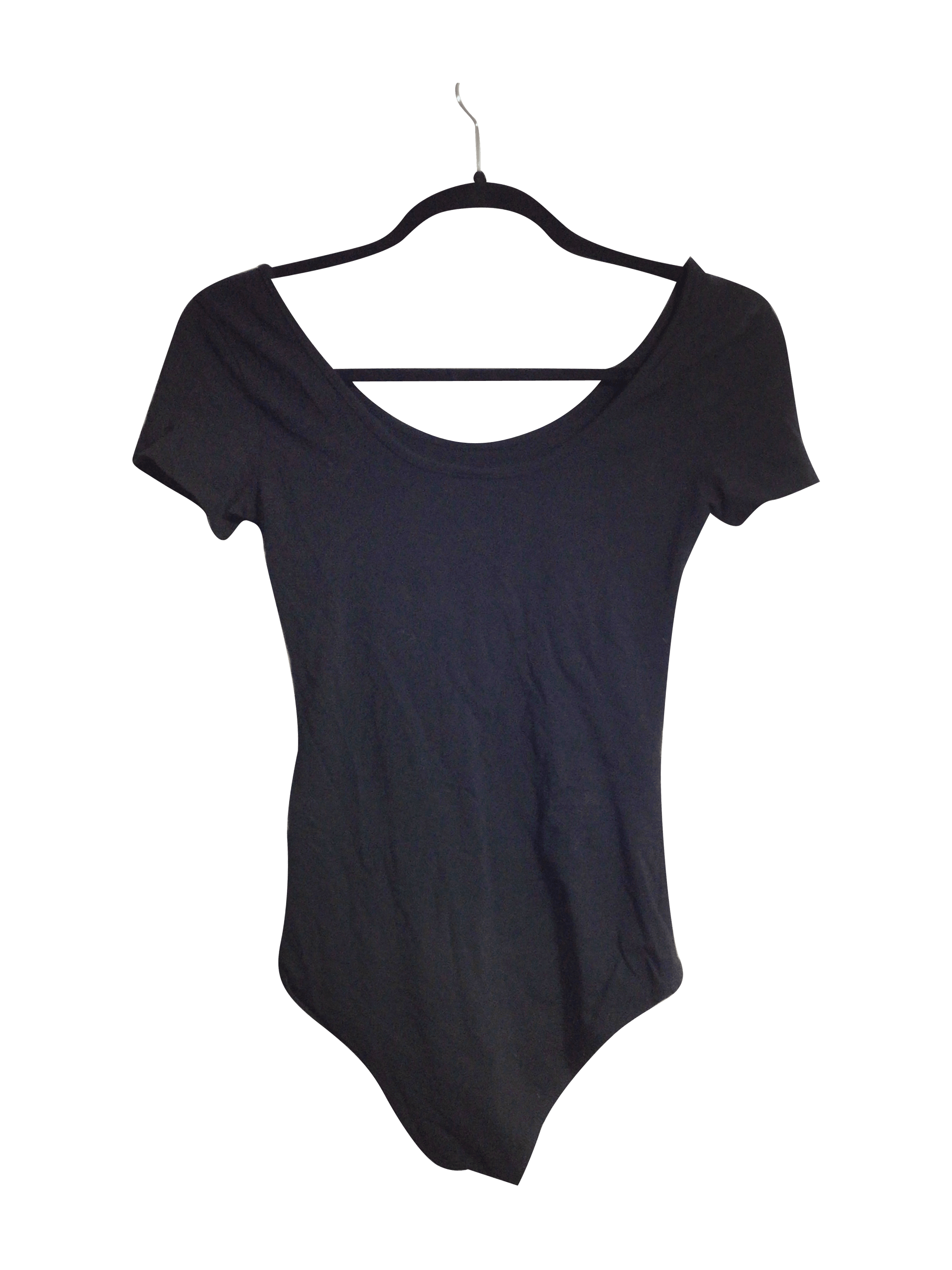 H&M Second Hand Women's Regular Fit Black Bodysuit - Size XS