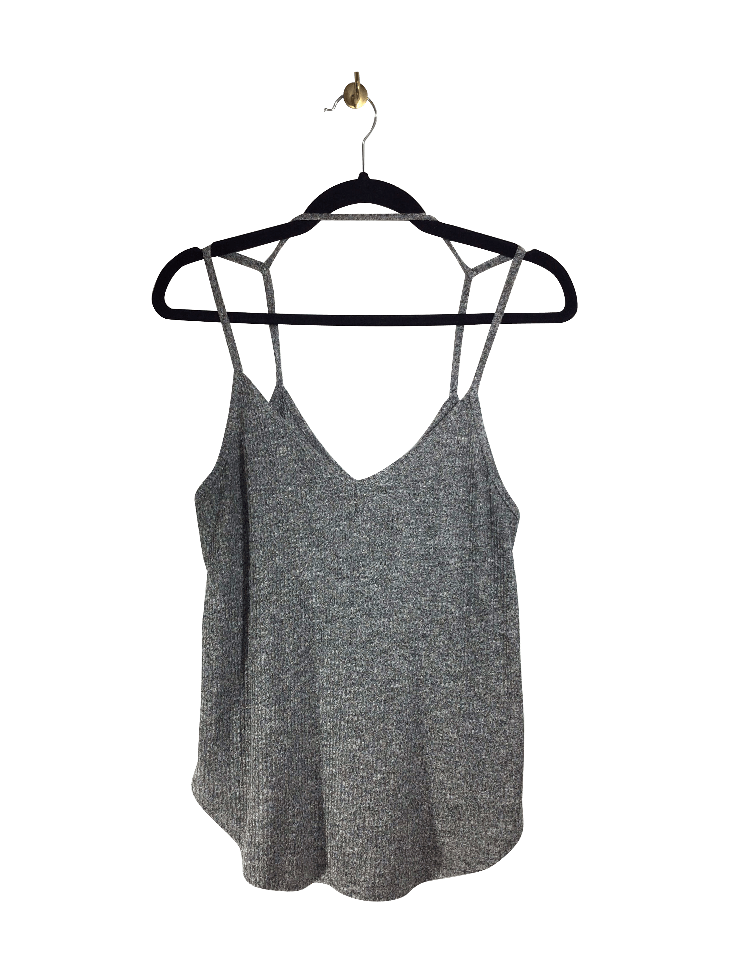 ARDENE Stylish Women's Gray Regular-Fit Tank Tops in Size M