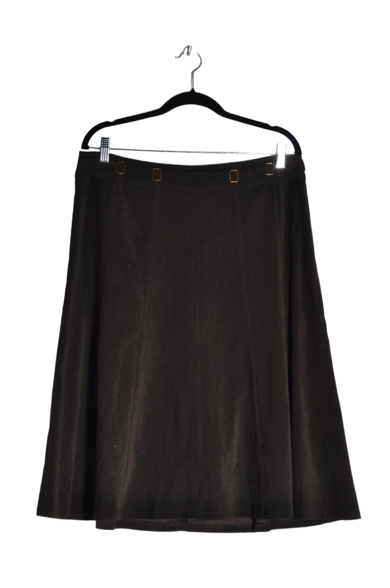 REITMANS Stylish Women's Green Regular Fit A-Line Skirt - Size 13