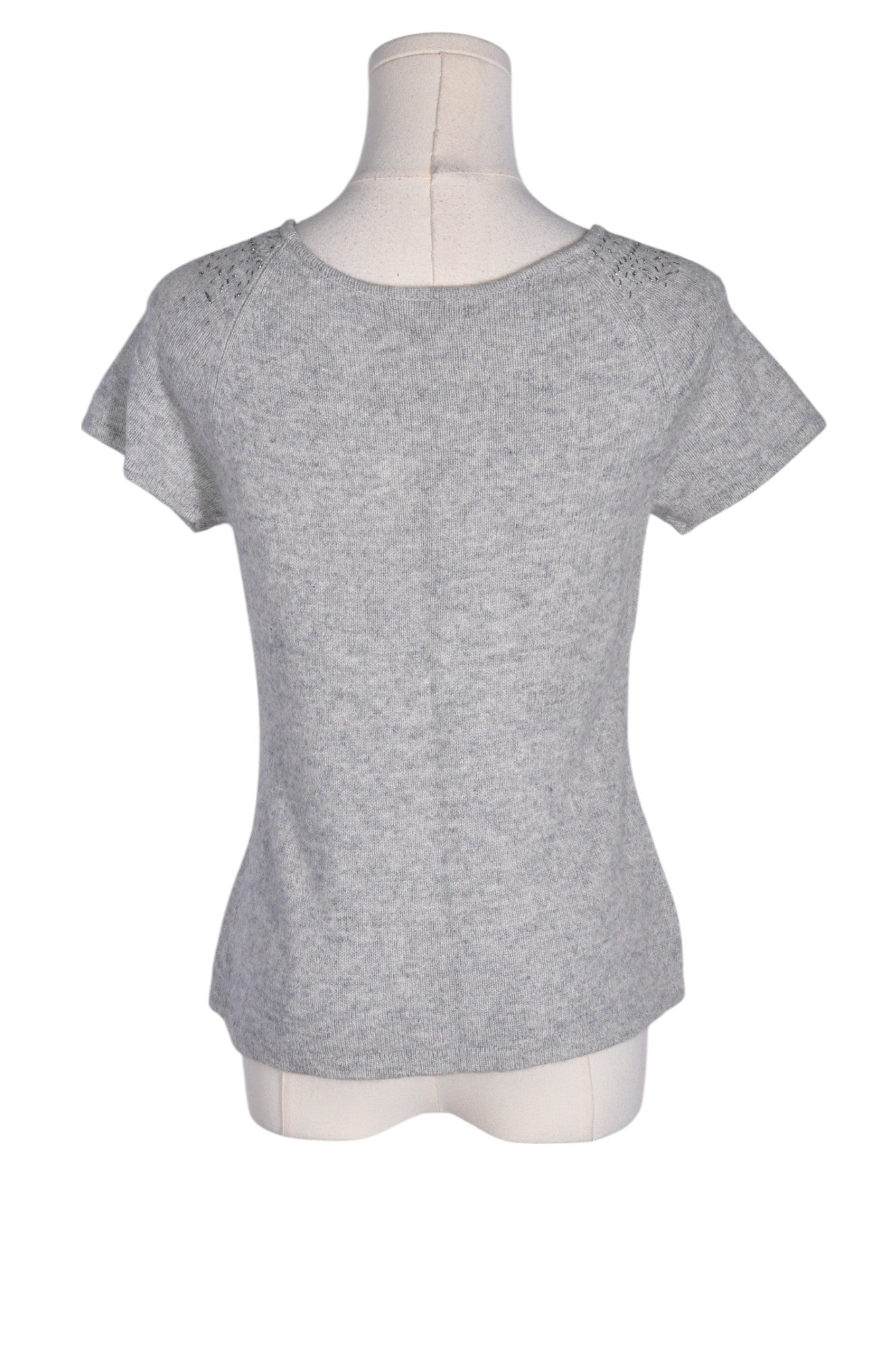 Stylish JESSICA Gray Regular Fit Women's T-Shirt - Size S