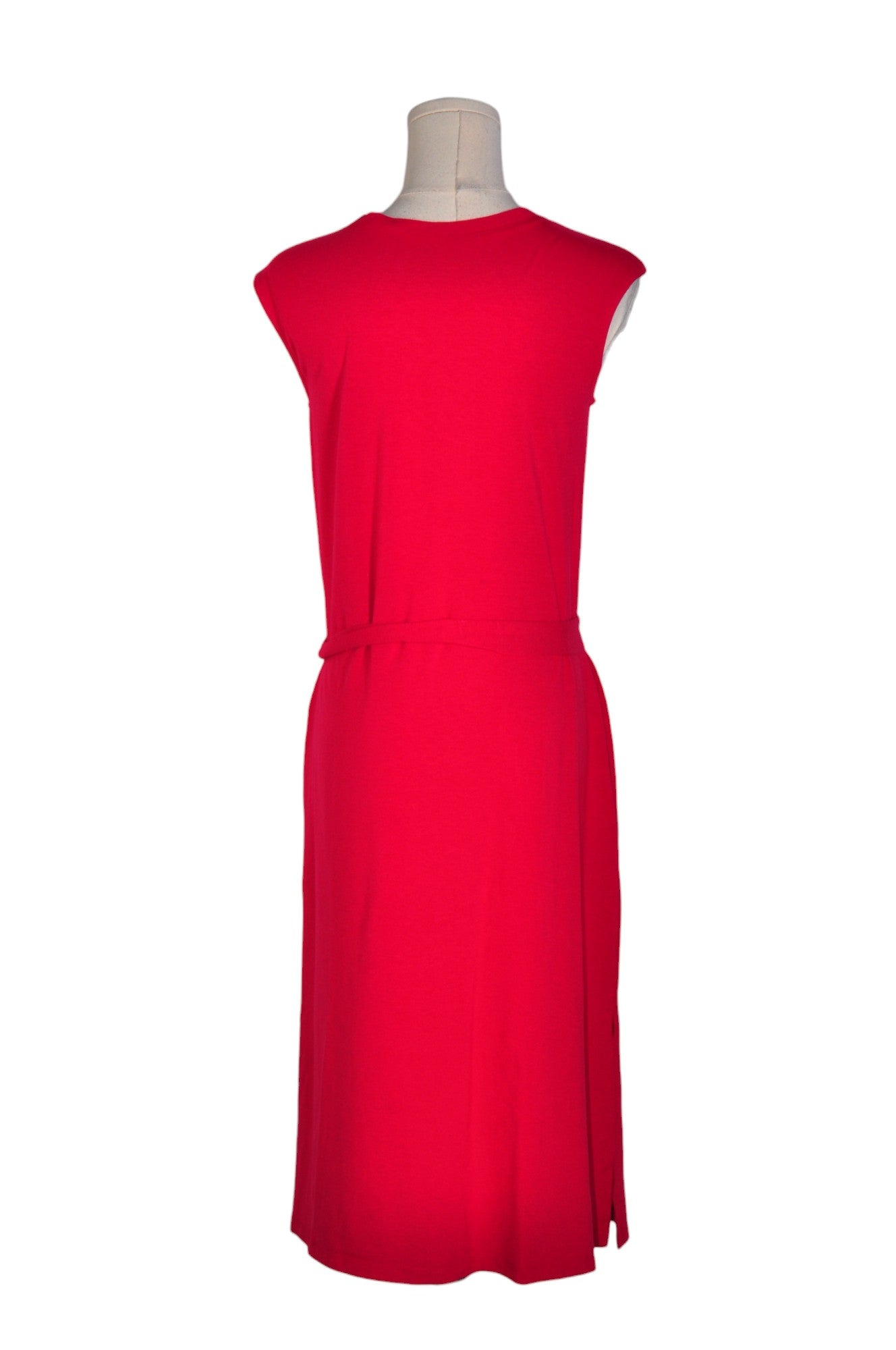 ENCIRCLED Stylish Women's Red Regular Fit Wrap Dress - Size S