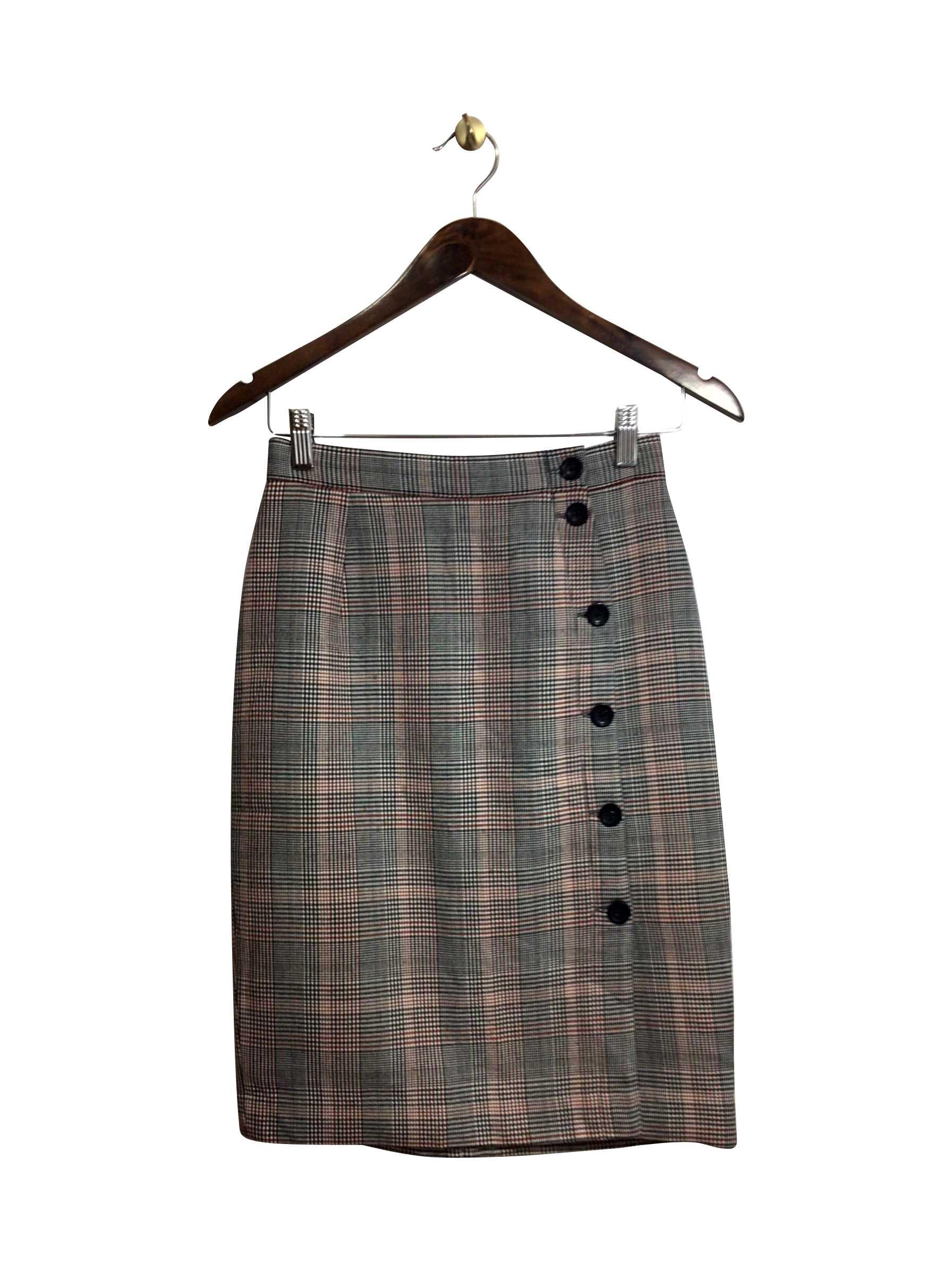 H&M Second Hand Gray Regular Fit Skirt - Size 2