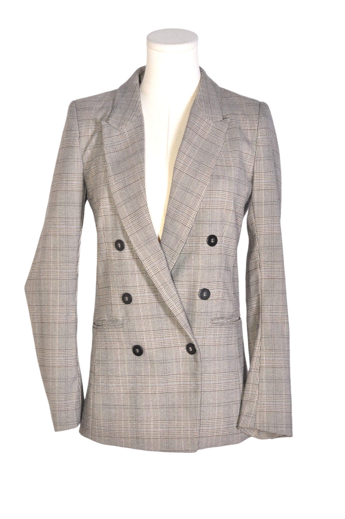 Second Hand H&M Gray Regular Fit Blazers Size 4