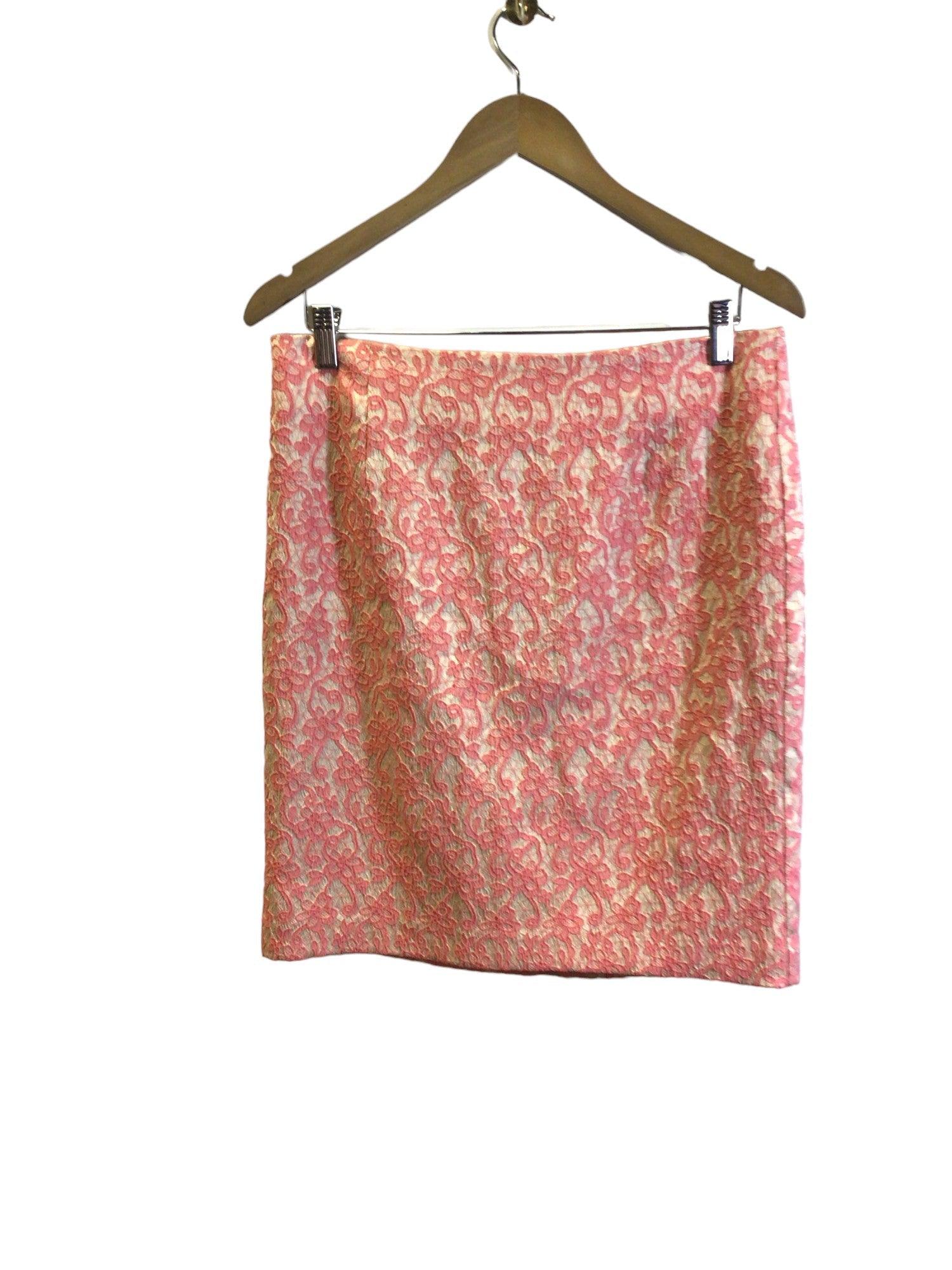 Stylish JESSICA Women's Pink Casual Regular Fit Skirt - Size 6