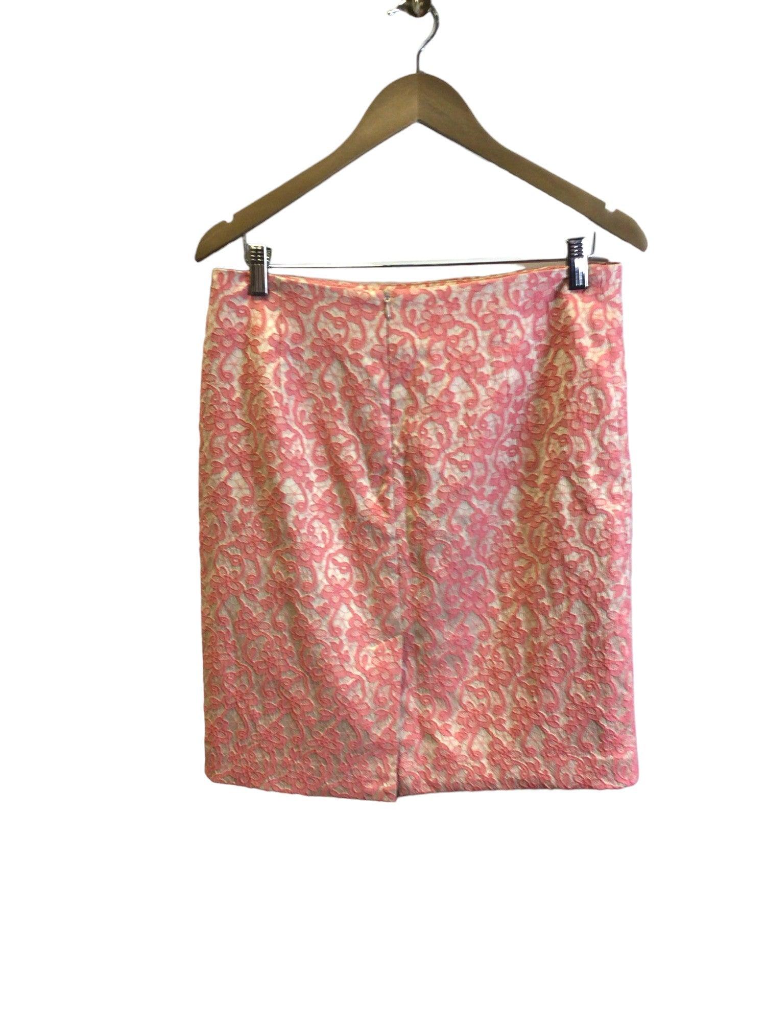 Stylish JESSICA Women's Pink Casual Regular Fit Skirt - Size 6