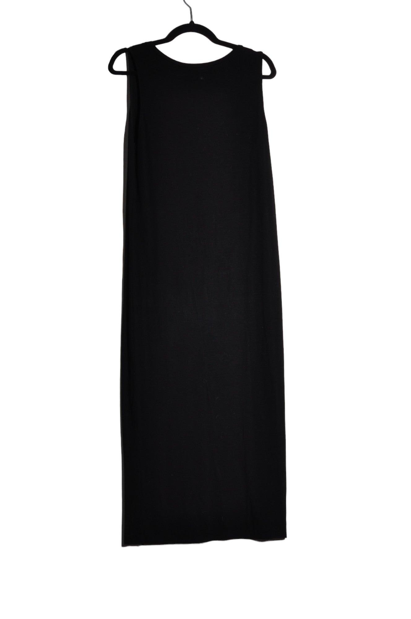 ANTISTAR Stylish Women's Black Regular-Fit Maxi Dress - Size M