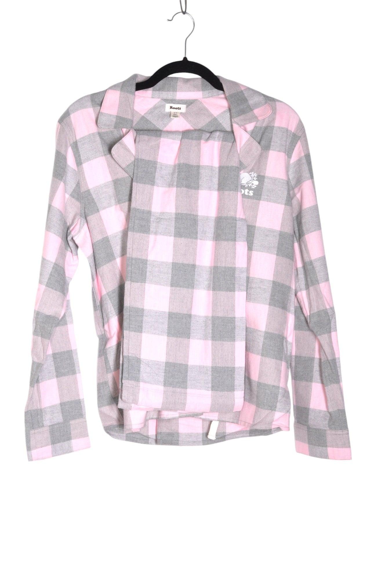 ROOTS Pink Regular Fit Women's Second - Hand Night Wear in Size S
