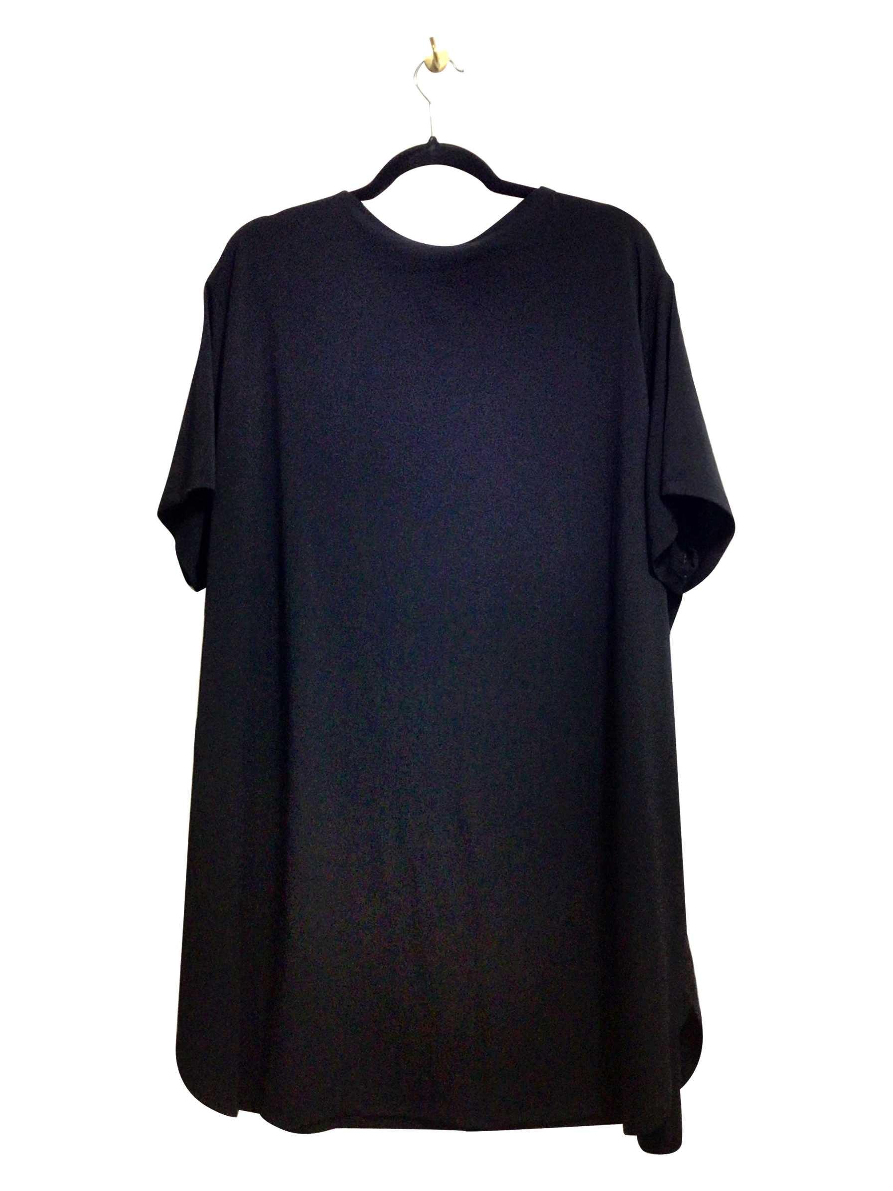 H&M Stylish Regular Fit Black Midi Dress - 3XL