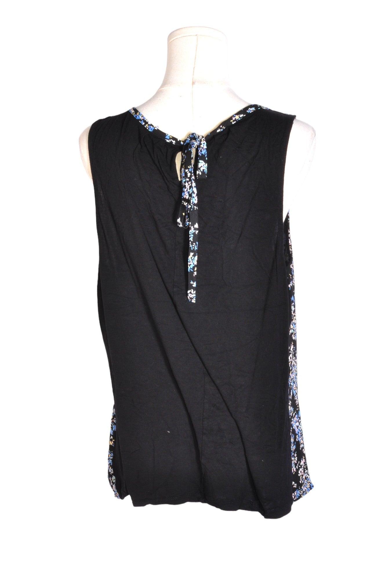 Stylish ELLE Women's Regular Fit Black Blouse - Size XL