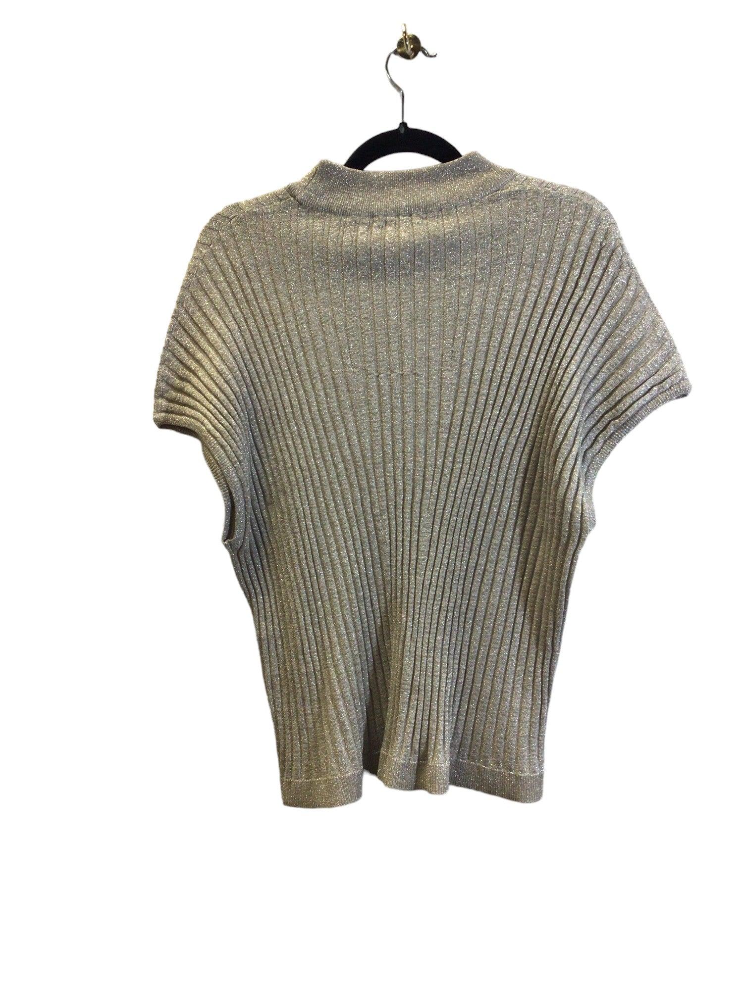 Stylish H&M Second - Hand Women's Beige Regular - Fit Blouses - Size L
