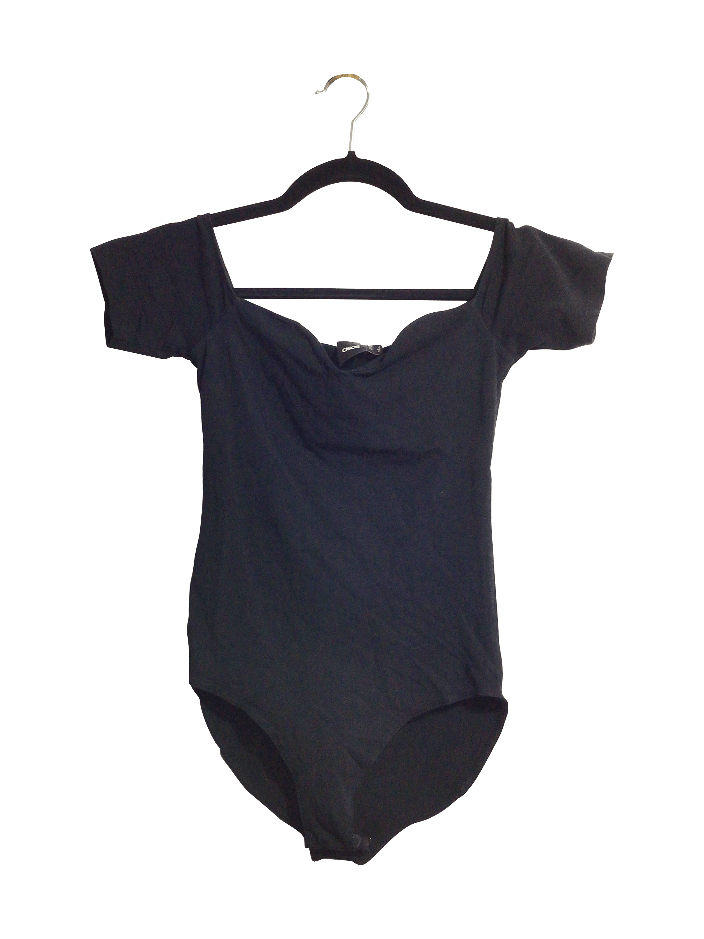 ASOS Second Hand Women's Regular Fit Black Bodysuit Size 0