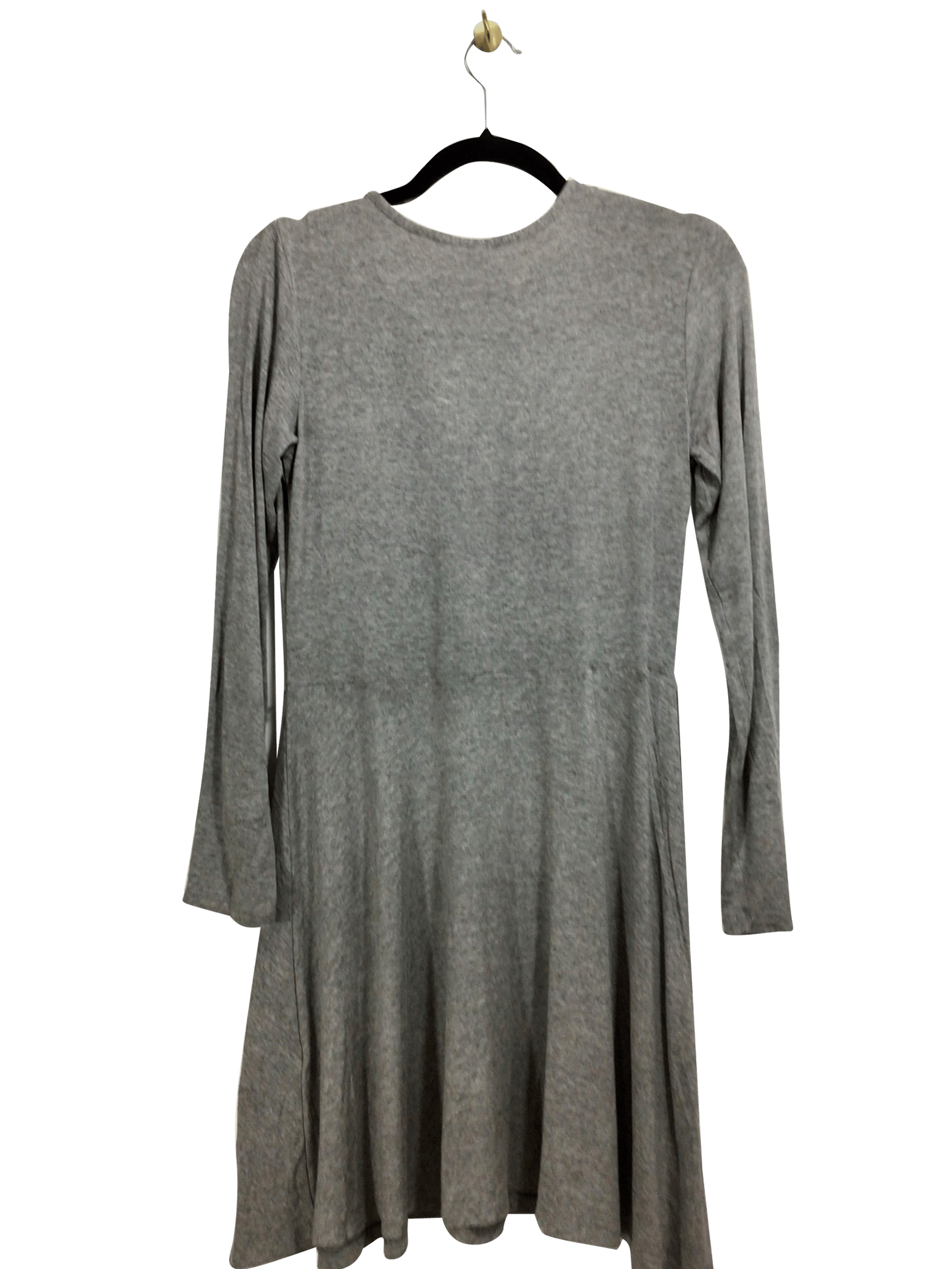 H&M Stylish Regular Fit Gray Midi Dress - Size 10