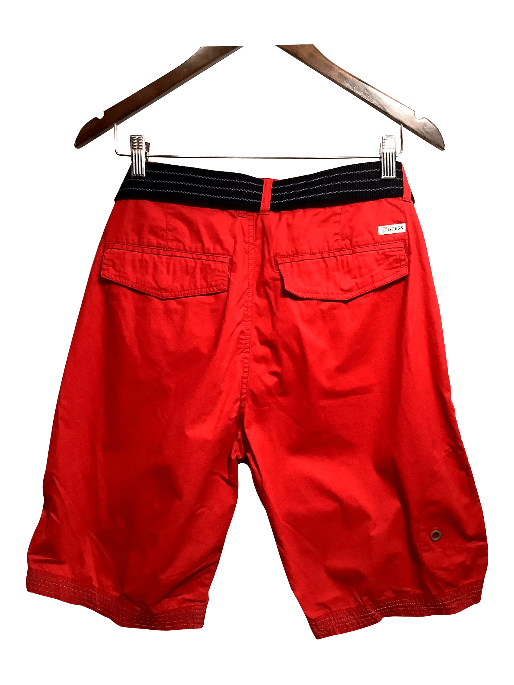 GUESS Stylish Regular Fit Red Pant Shorts - Size 34