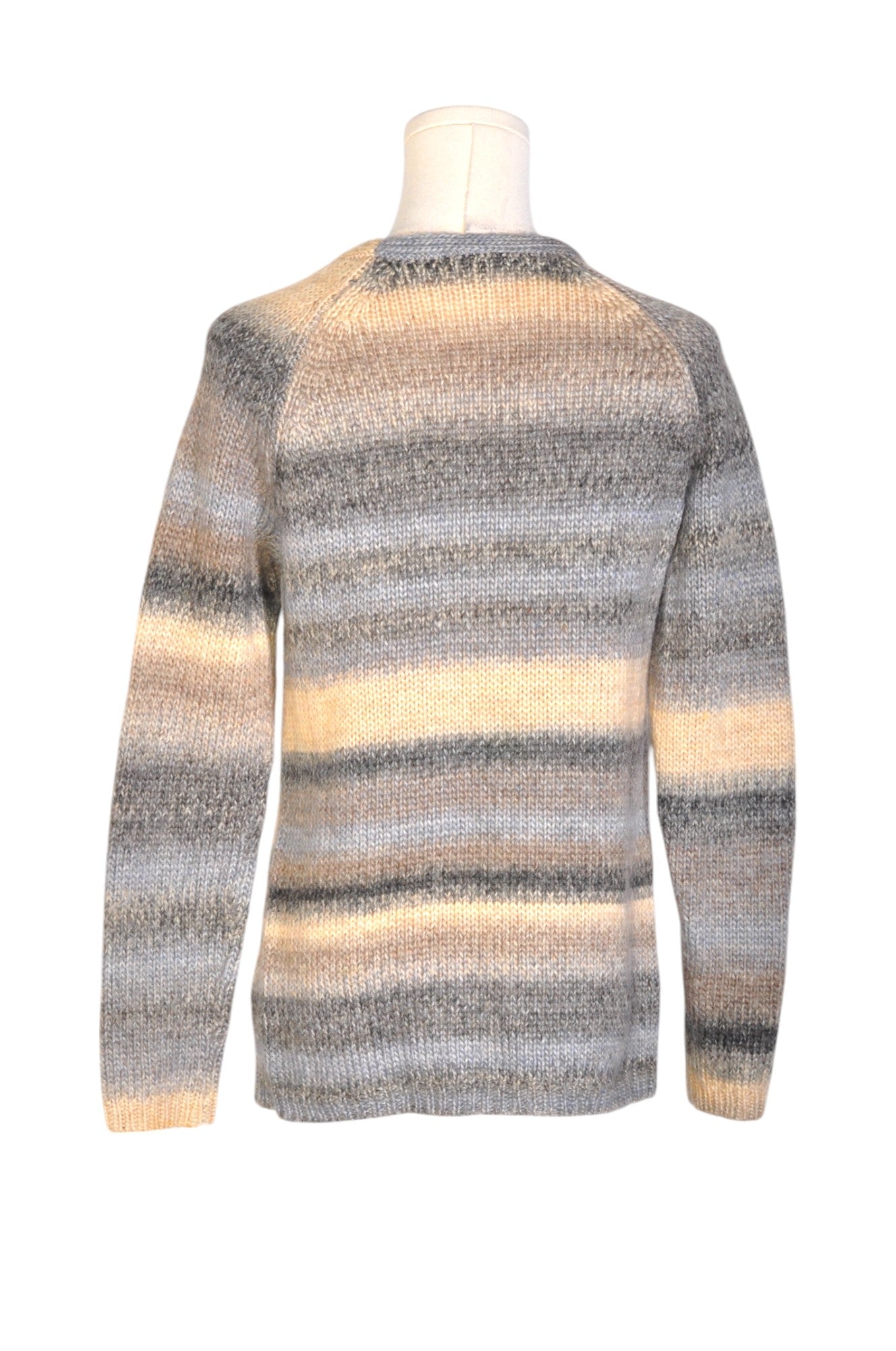 JOAN VASS Stylish Women's Gray Regular-Fit Sweater - Size XS