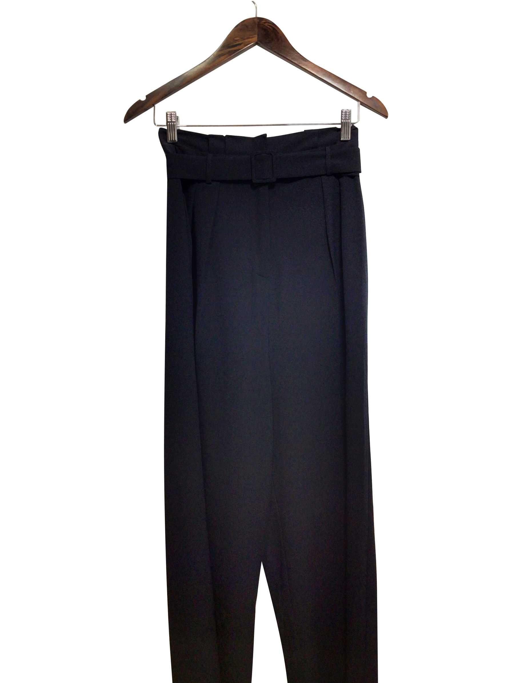 GREY LAB Stylish Regular Fit Blue Pant - Size S