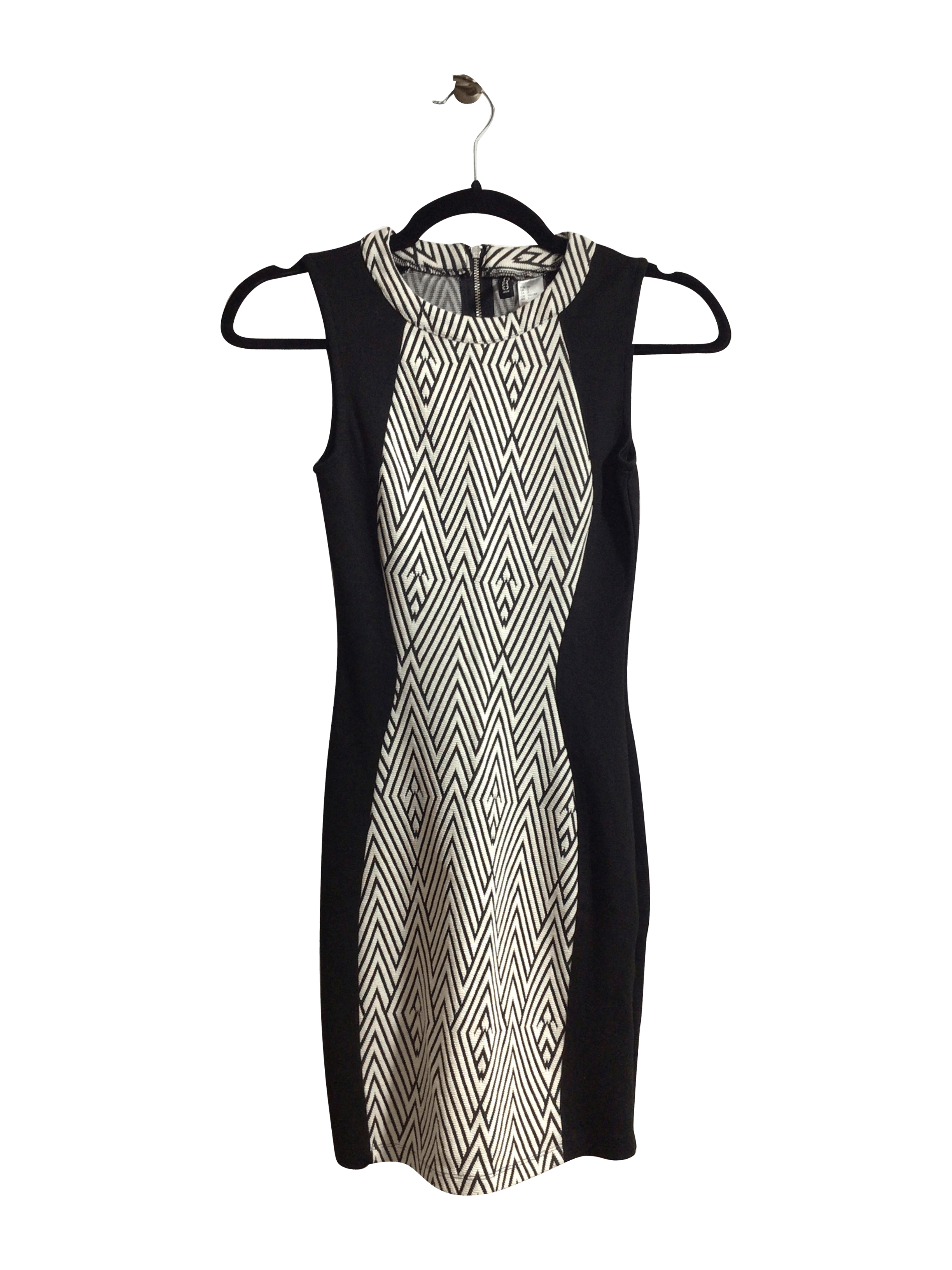 H&M Second Hand Regular Fit Black Women's Bodycon Dress - Size 2