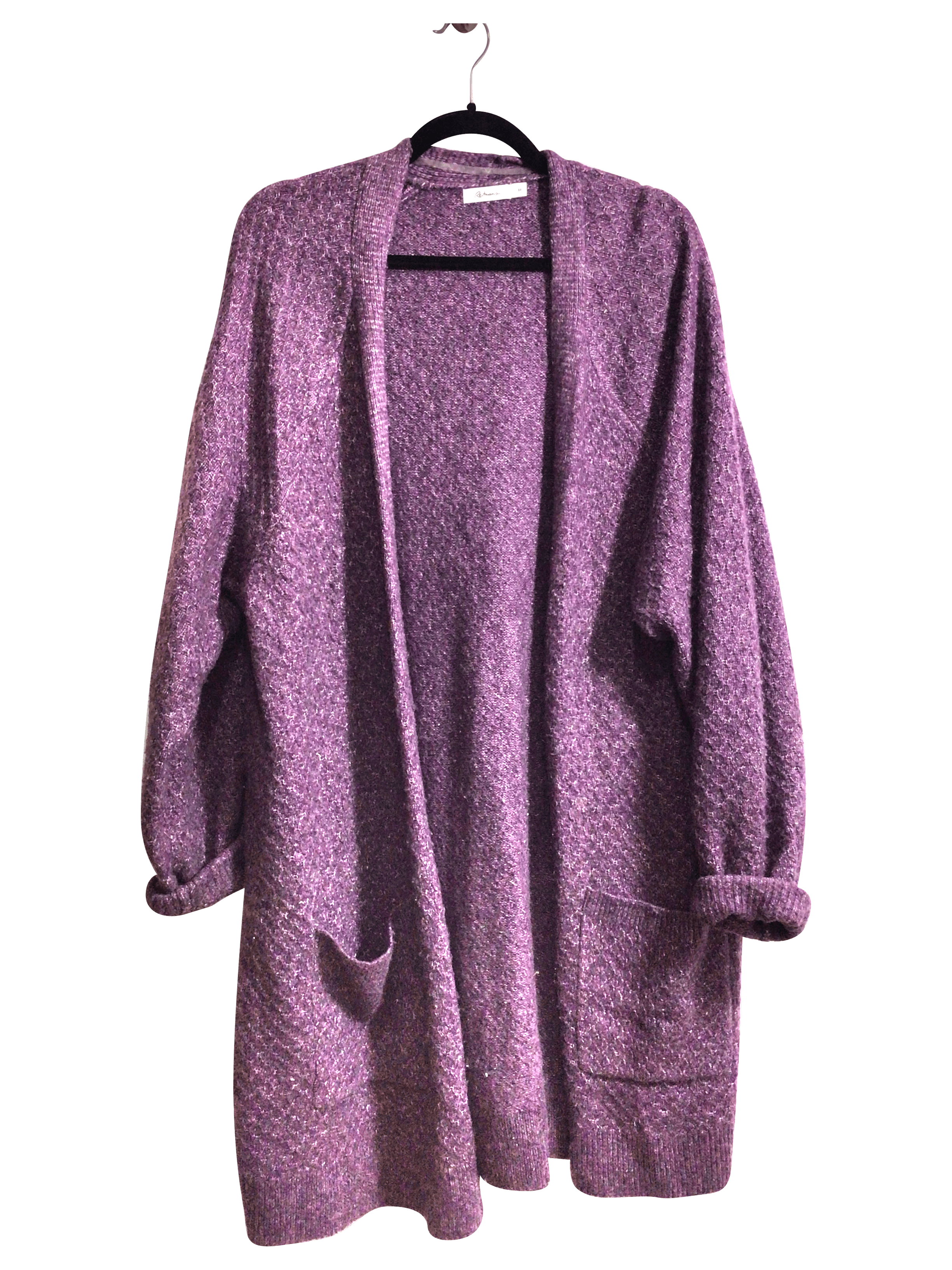 REITMANS Stylish Women's Purple 3X Regular Fit Cardigans