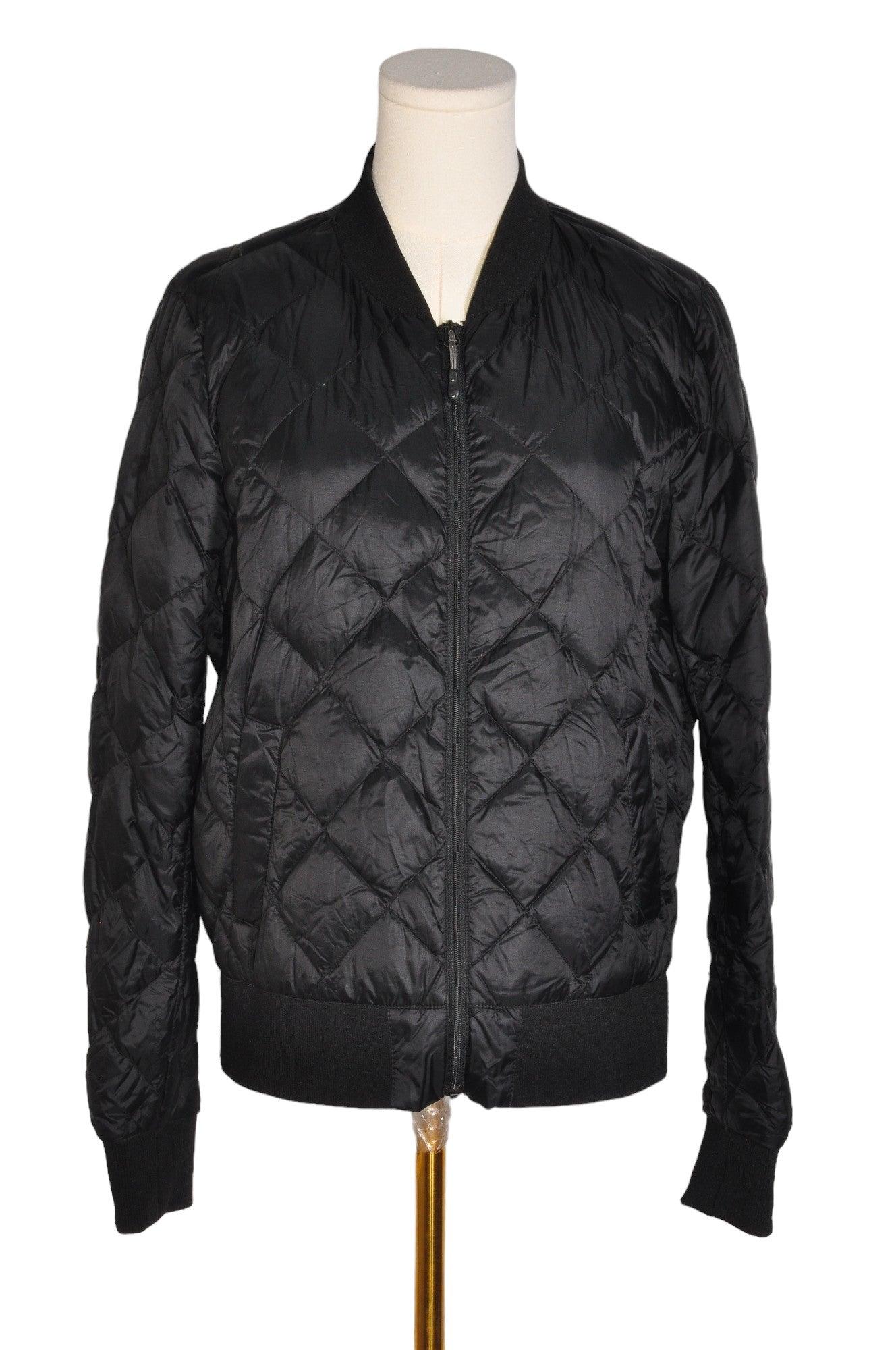 Stylish 32 HEAT Women's Regular Fit Black Coat - Size M