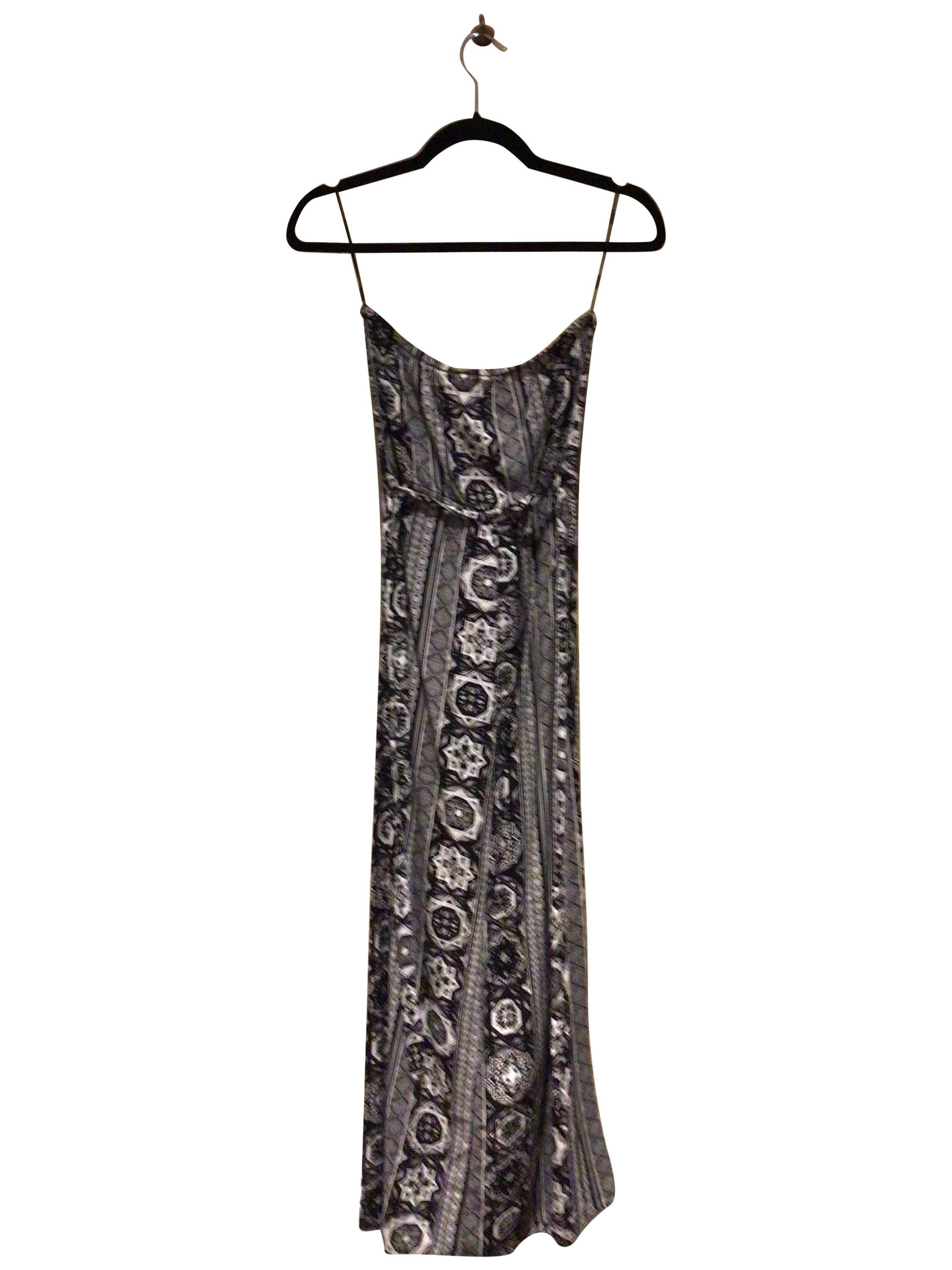 Stylish RIPE Regular Fit Ankle-Length Maxi Dress in Black - Size S