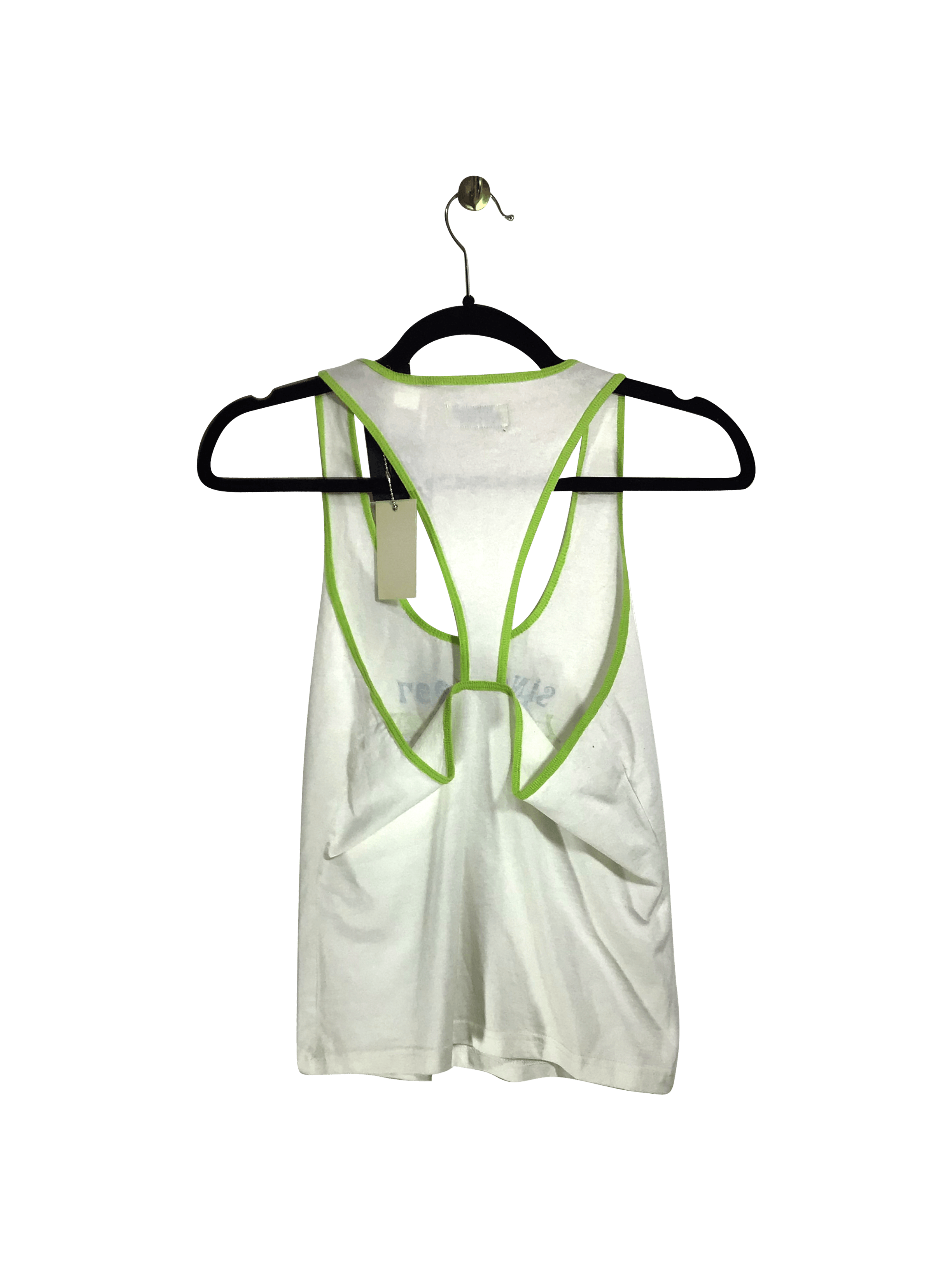 ENYCE Stylish Women's White Regular-Fit Tank Tops - Size M