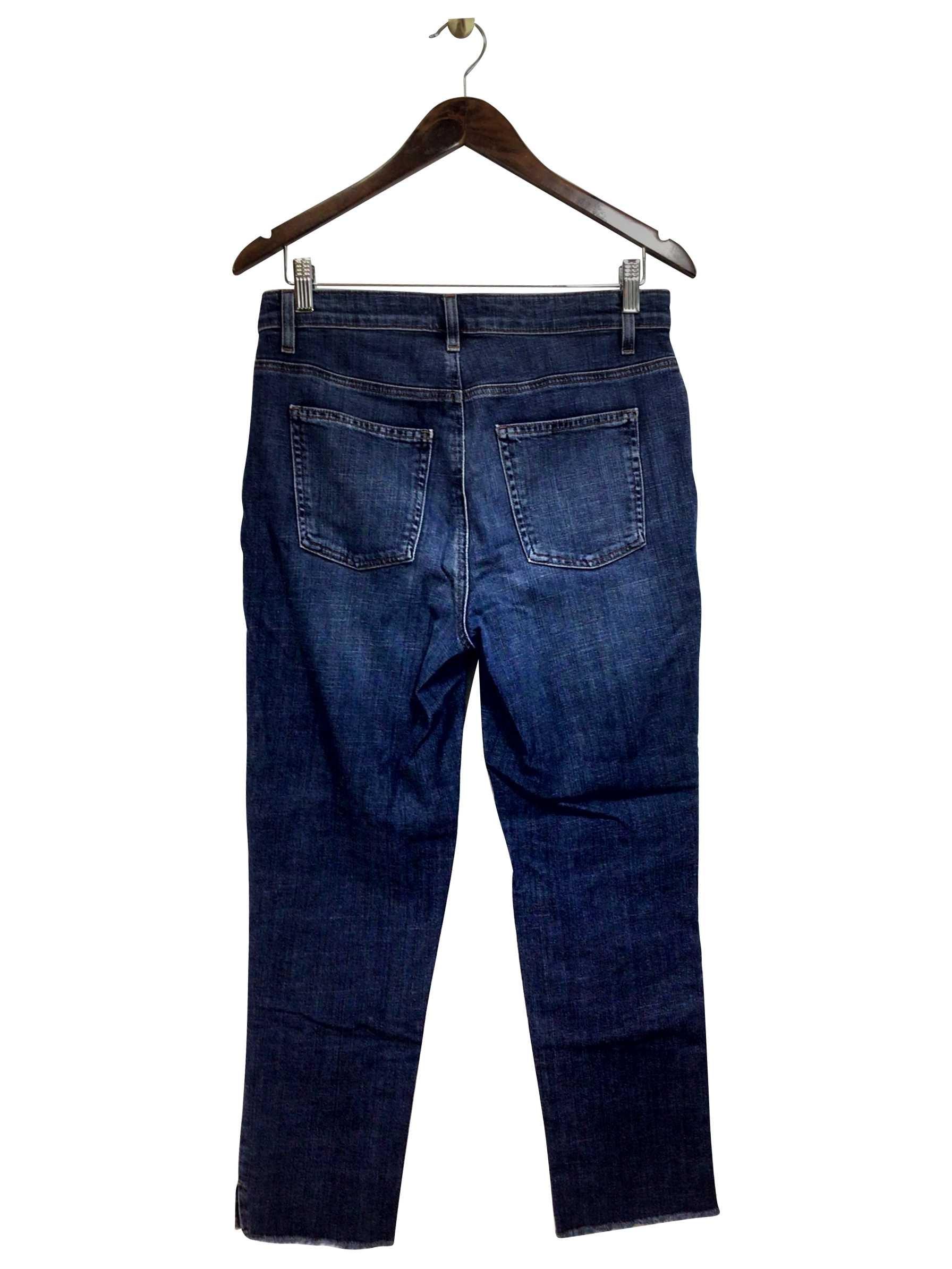 EILEEN FISHER Stylish Regular Fit Blue Straight - Legged Second - Hand Jean Size 4