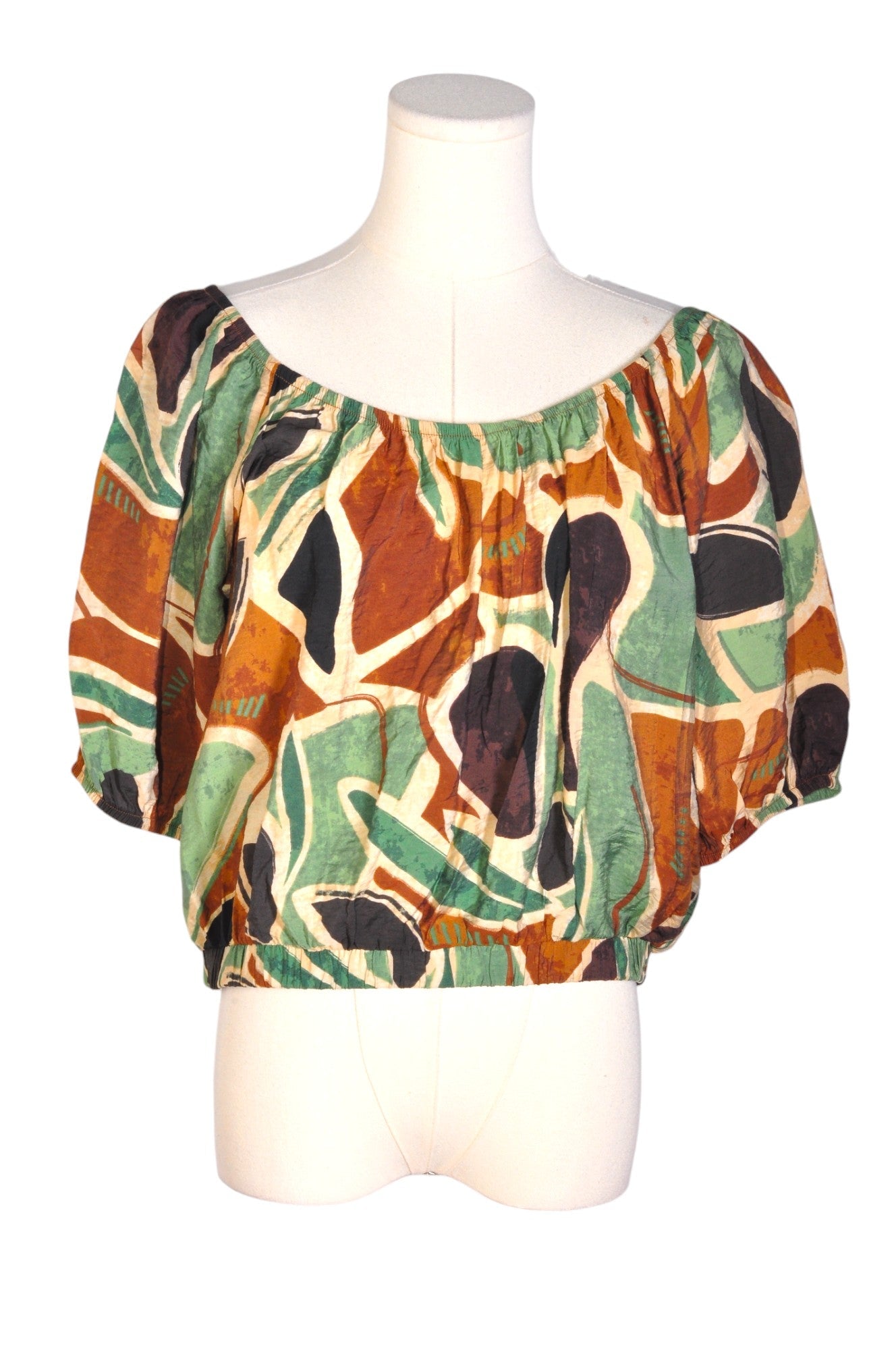REITMANS Stylish Women's Brown Regular-Fit Blouses - Size M