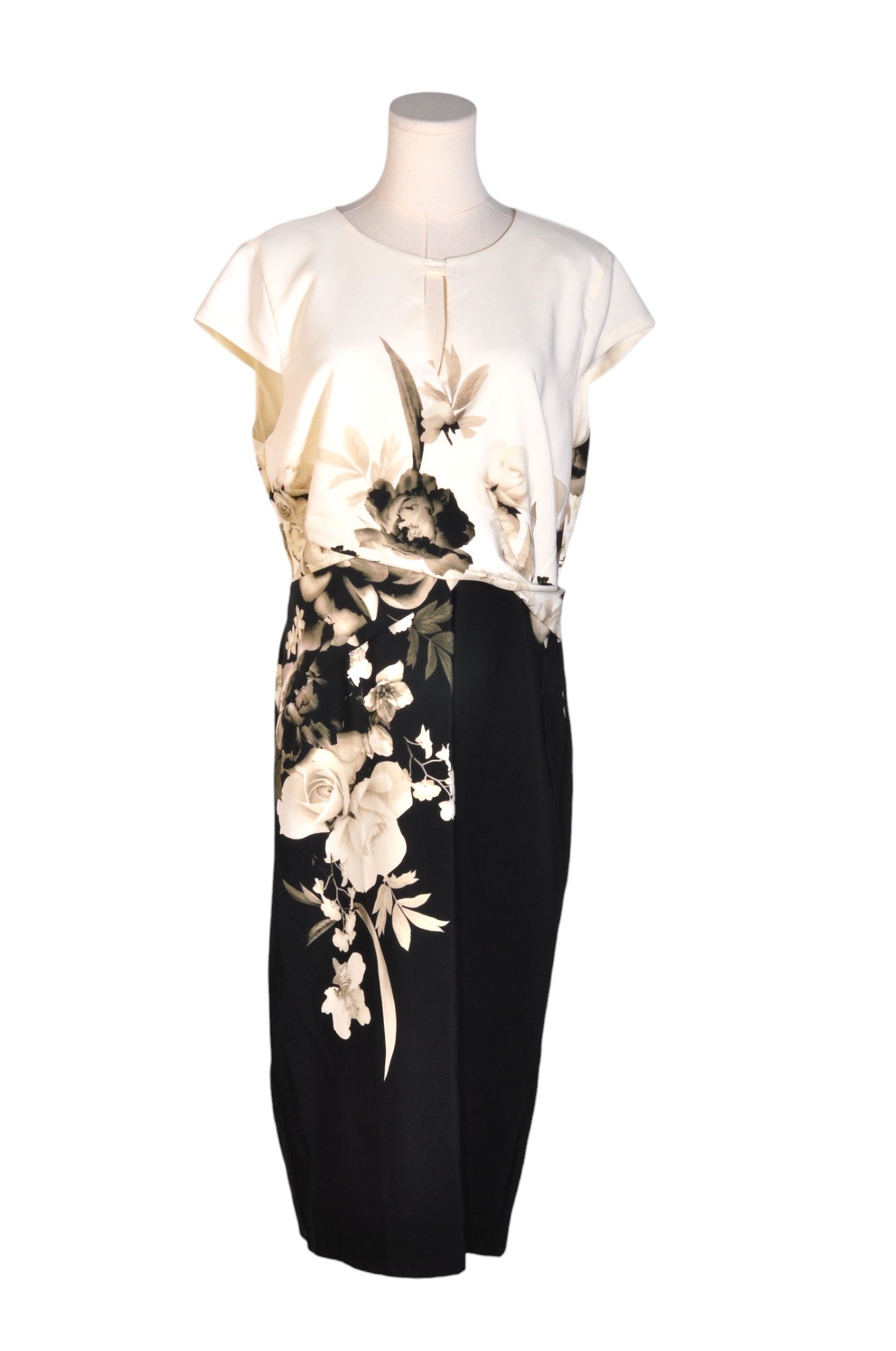 Stylish RICKI'S Women's Regular Fit Black Maxi Dress - Size 14