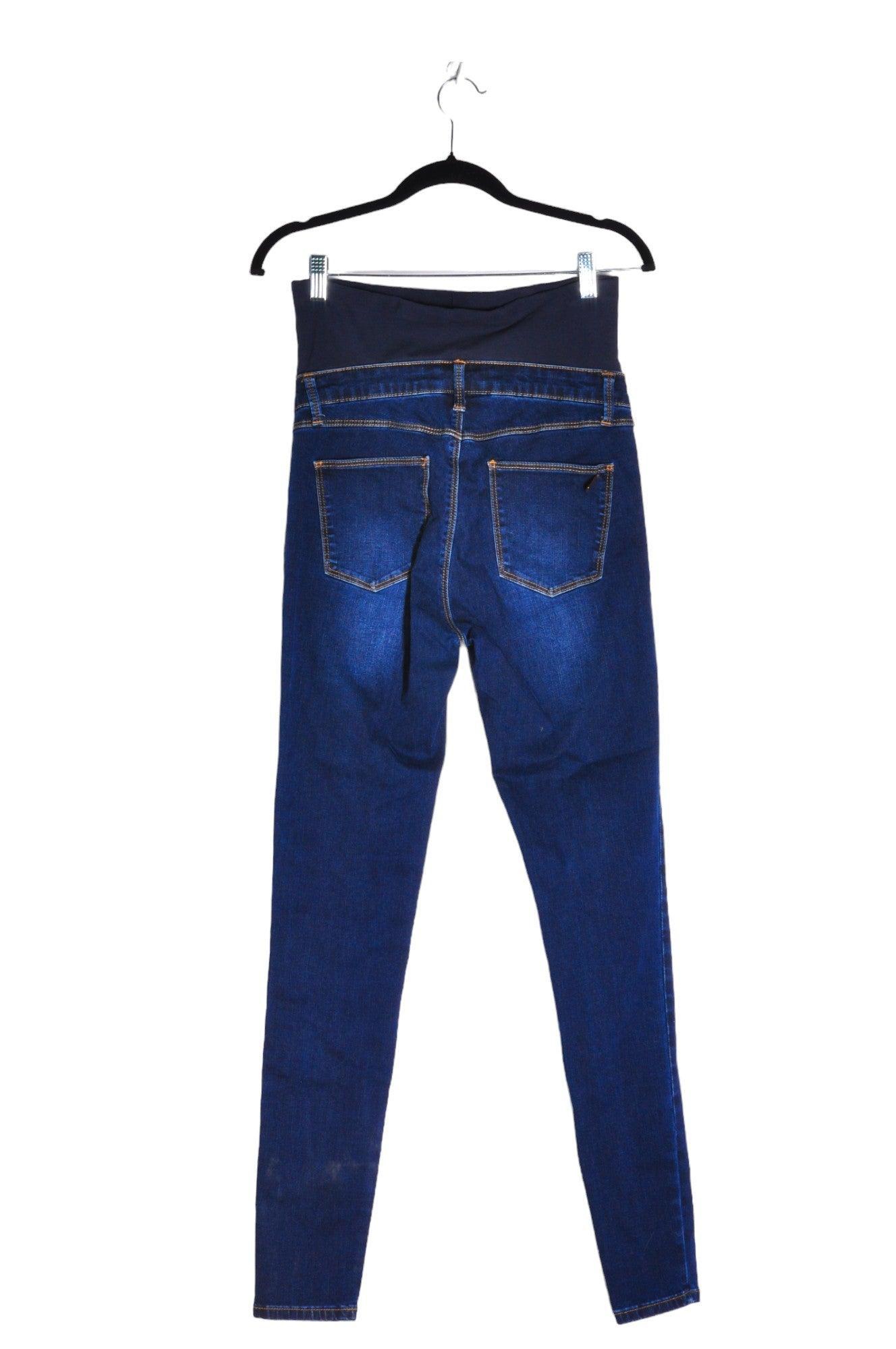 RIPE DENIM Women's Stylish Blue Regular-Fit Straight-Legged Jeans - Size S