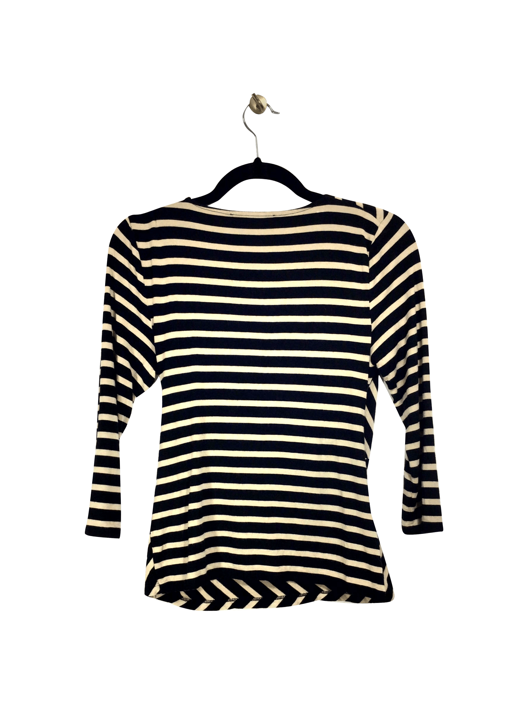 JONES NEW YORK Stylish Black Regular - Fit Blouse in Size S