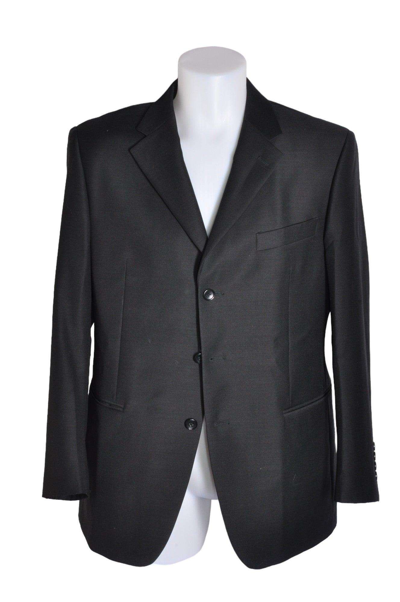 ROMON Stylish Regular Fit Black Blazers - XL