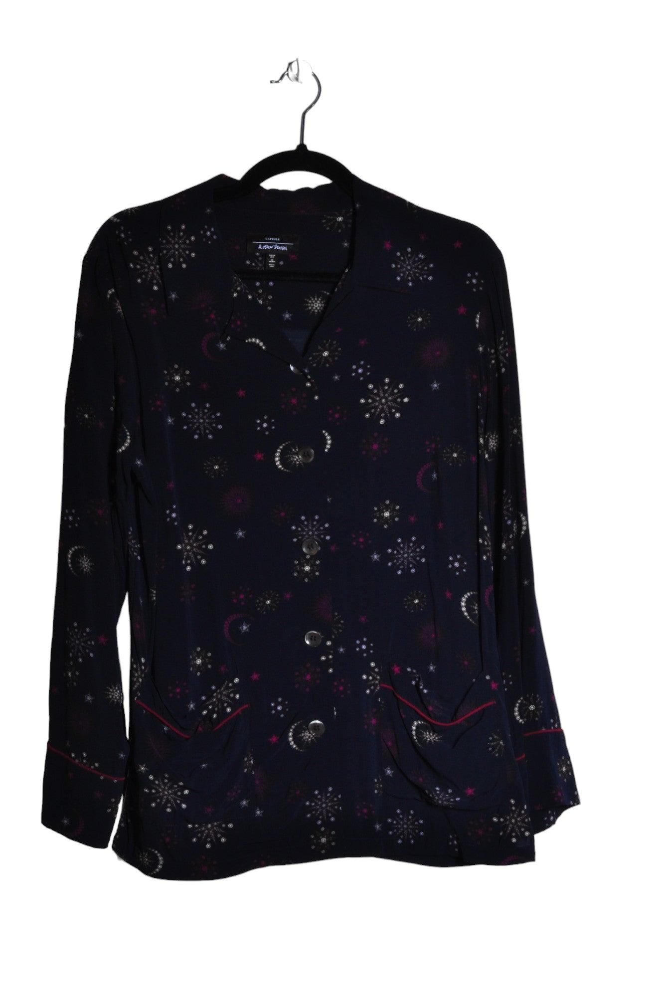 & OTHER STORIES Women's Blue Regular Fit Blouses - Size 6