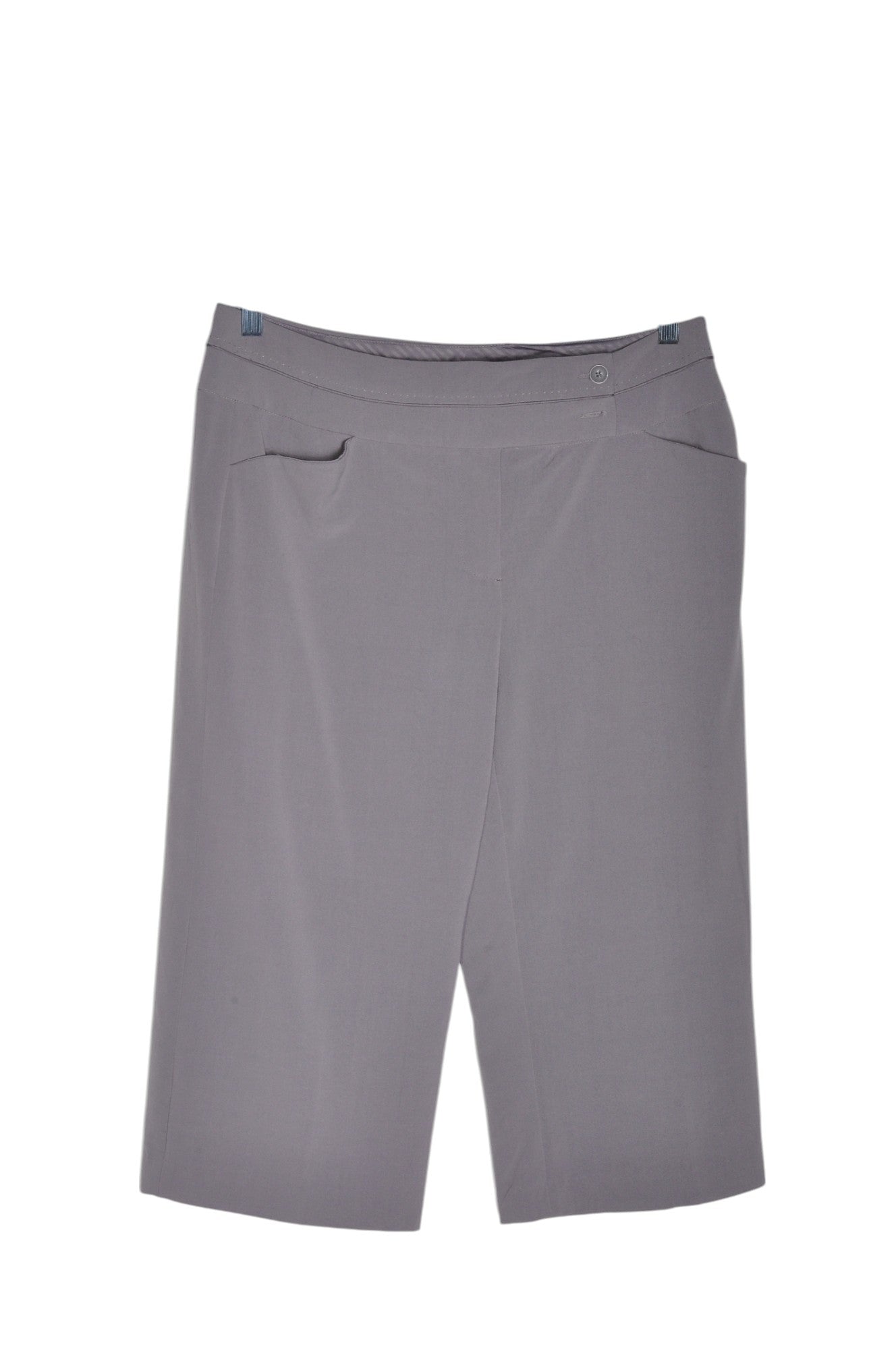 REITMANS Stylish Women's Gray Regular Fit Capri Pants - Size 9