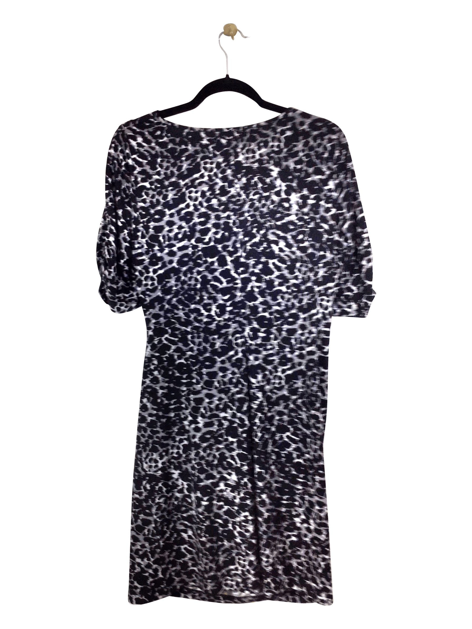 Stylish JONES & CO. Regular Fit Black Midi Dress - Size 12