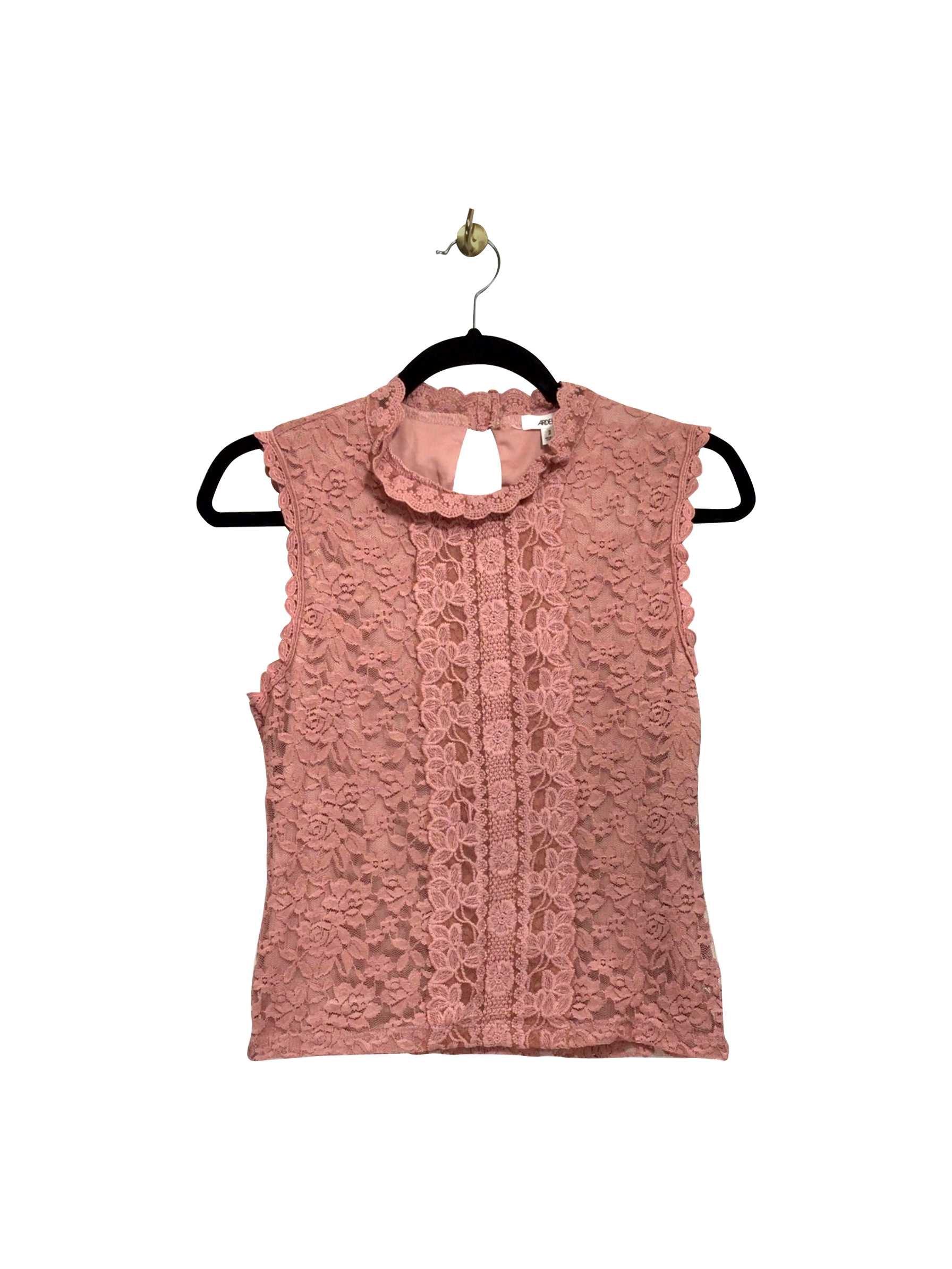 ARDENE Stylish Pink Regular Fit Sleeveless Blouse - Size S